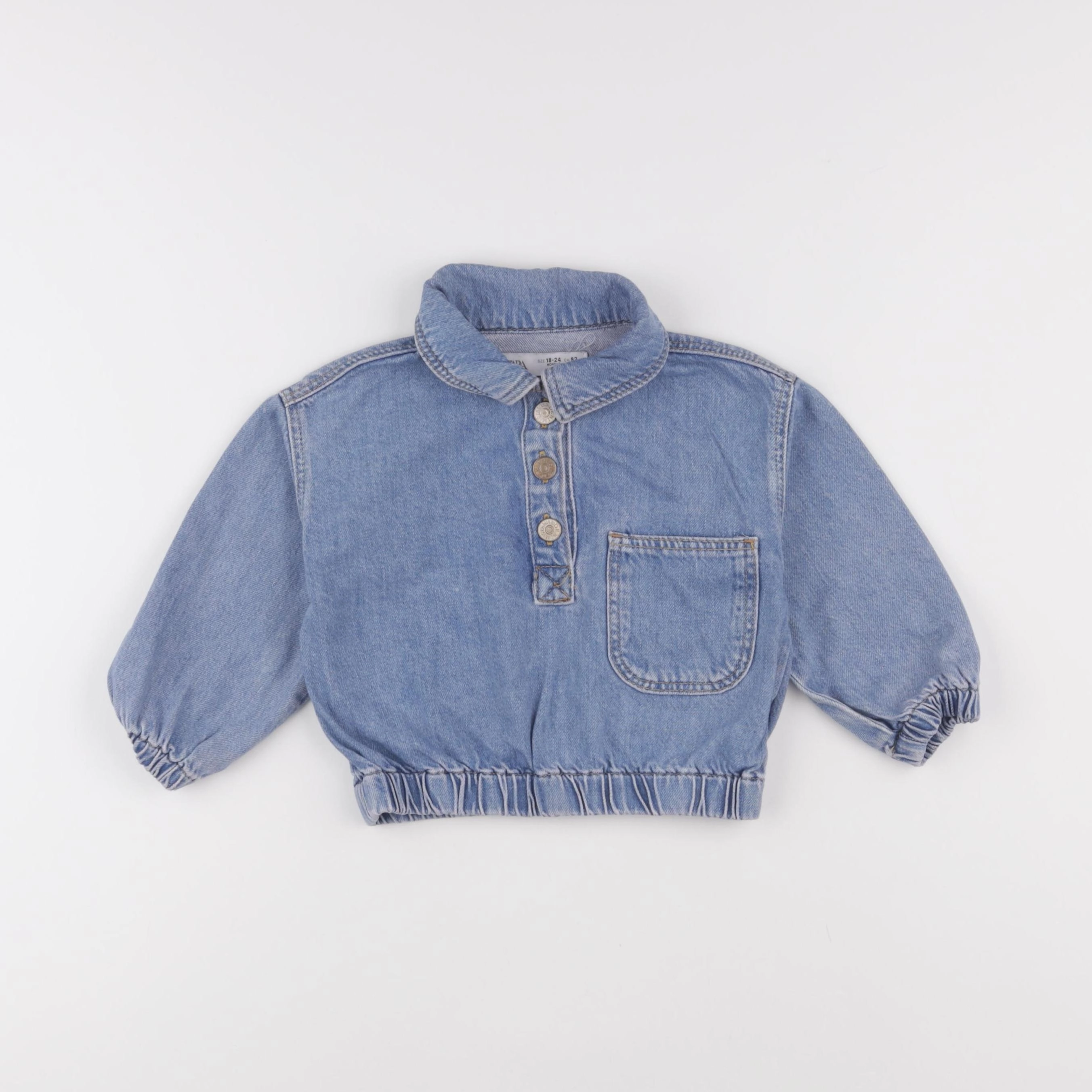 Zara - chemise bleu - 18/24 mois