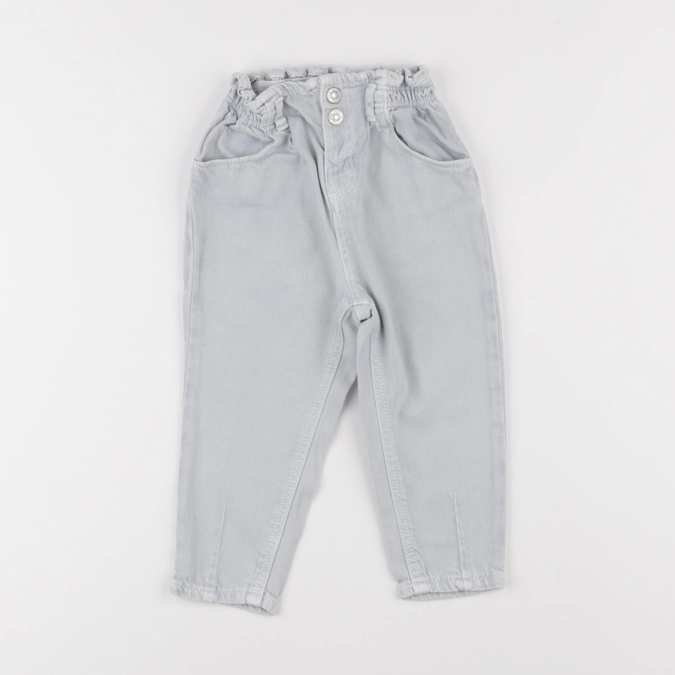 Zara - pantalon bleu - 18/24 mois