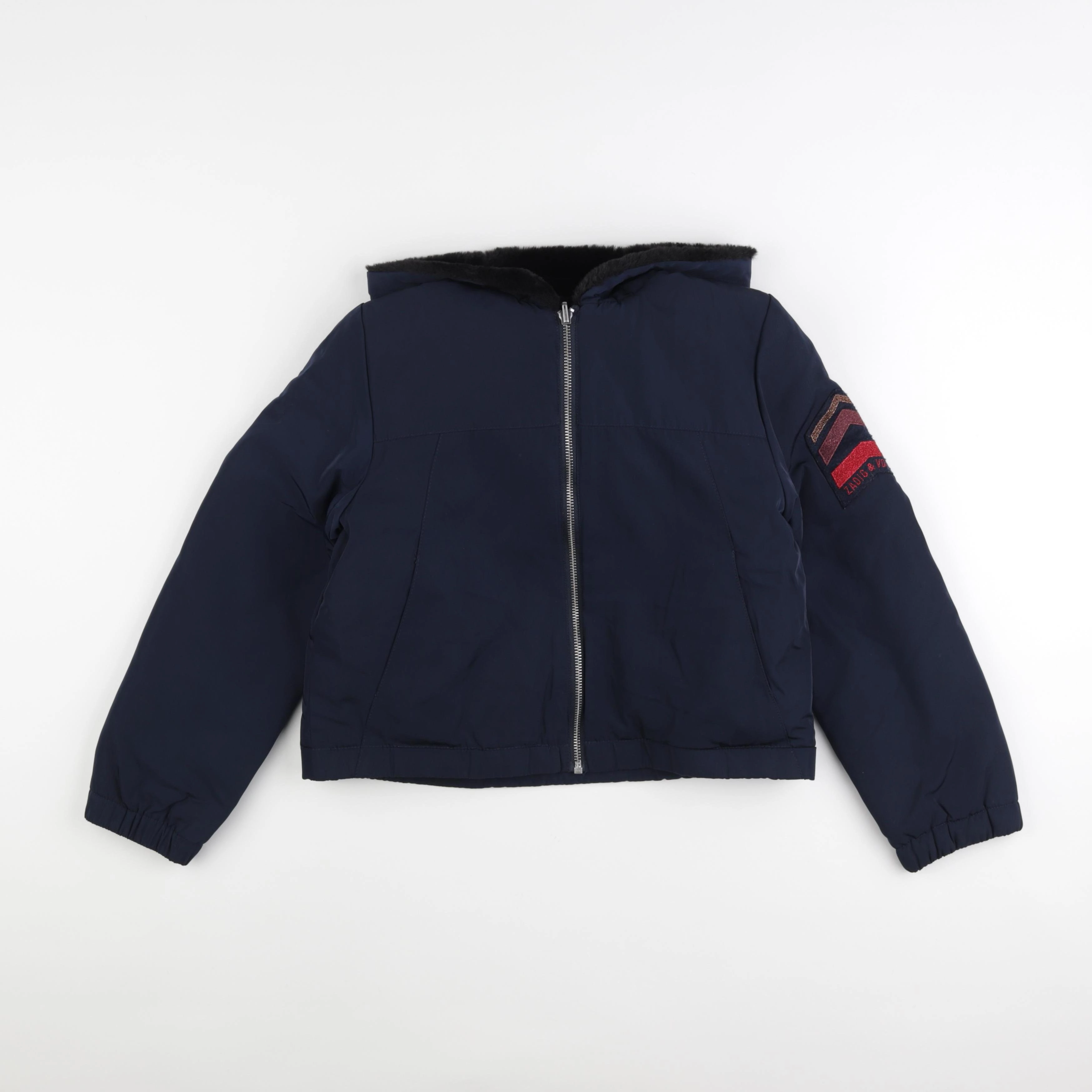 Zadig & Voltaire - veste réversible bleu - 12 ans