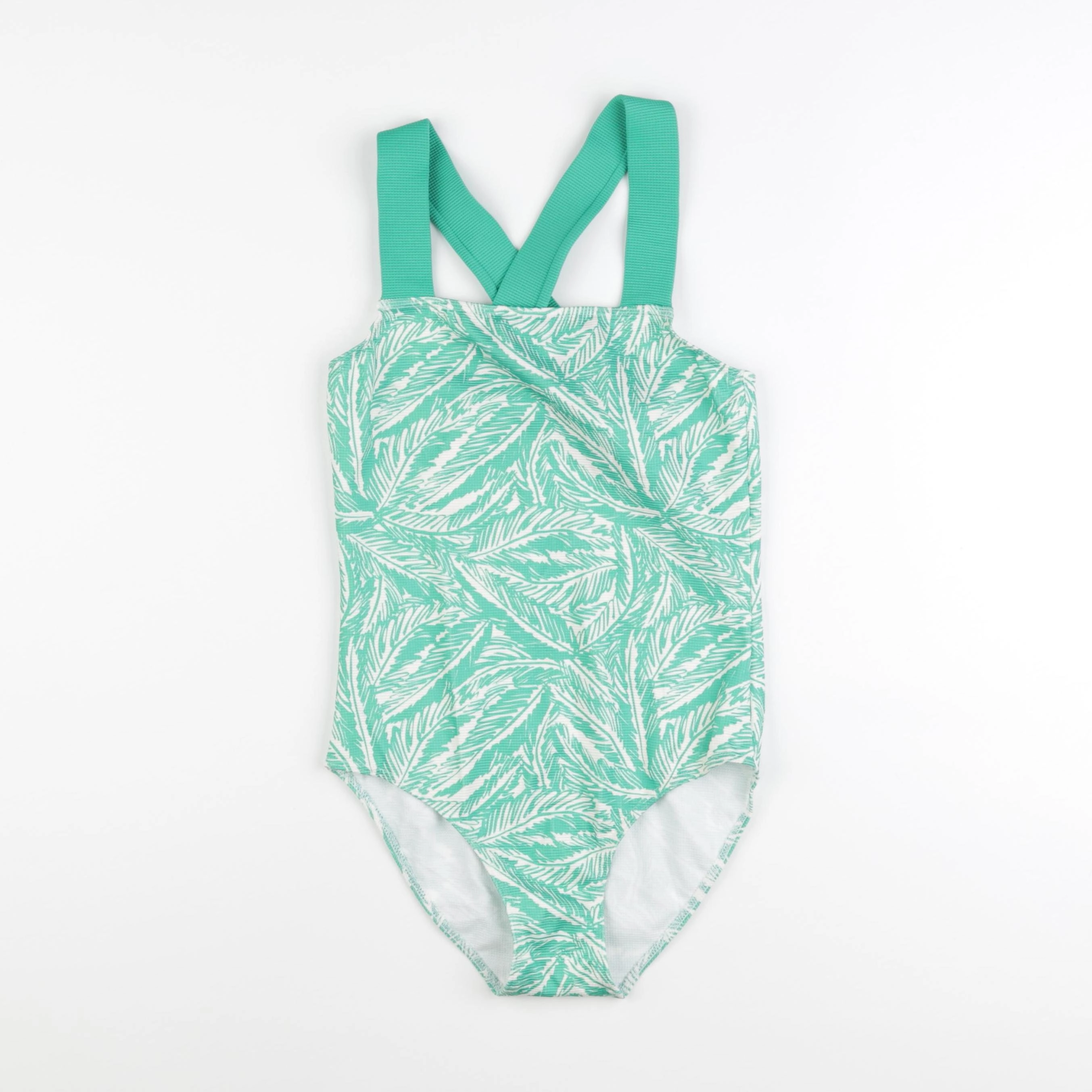 Monoprix - maillot de bain vert - 14 ans
