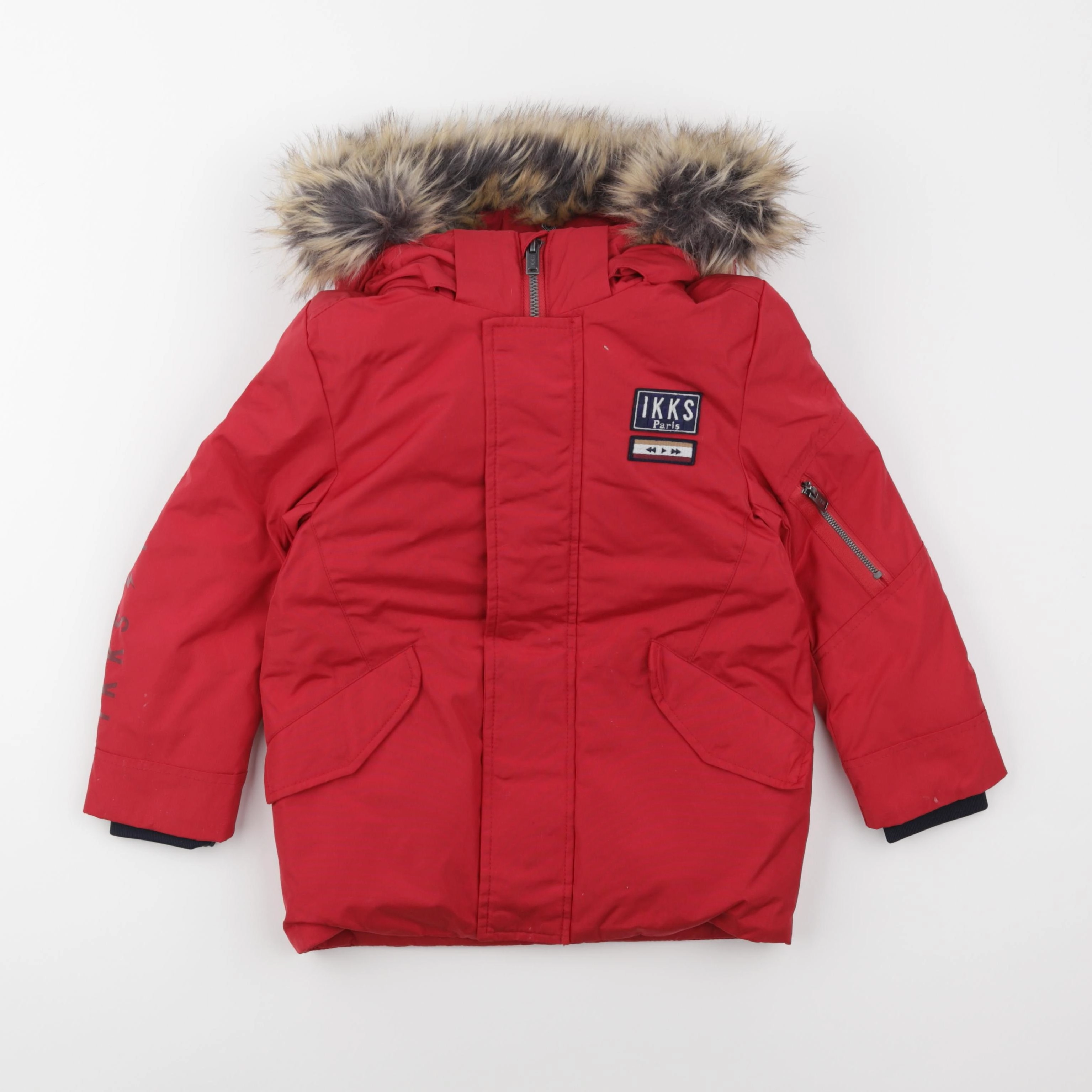 IKKS - manteau rouge - 5 ans