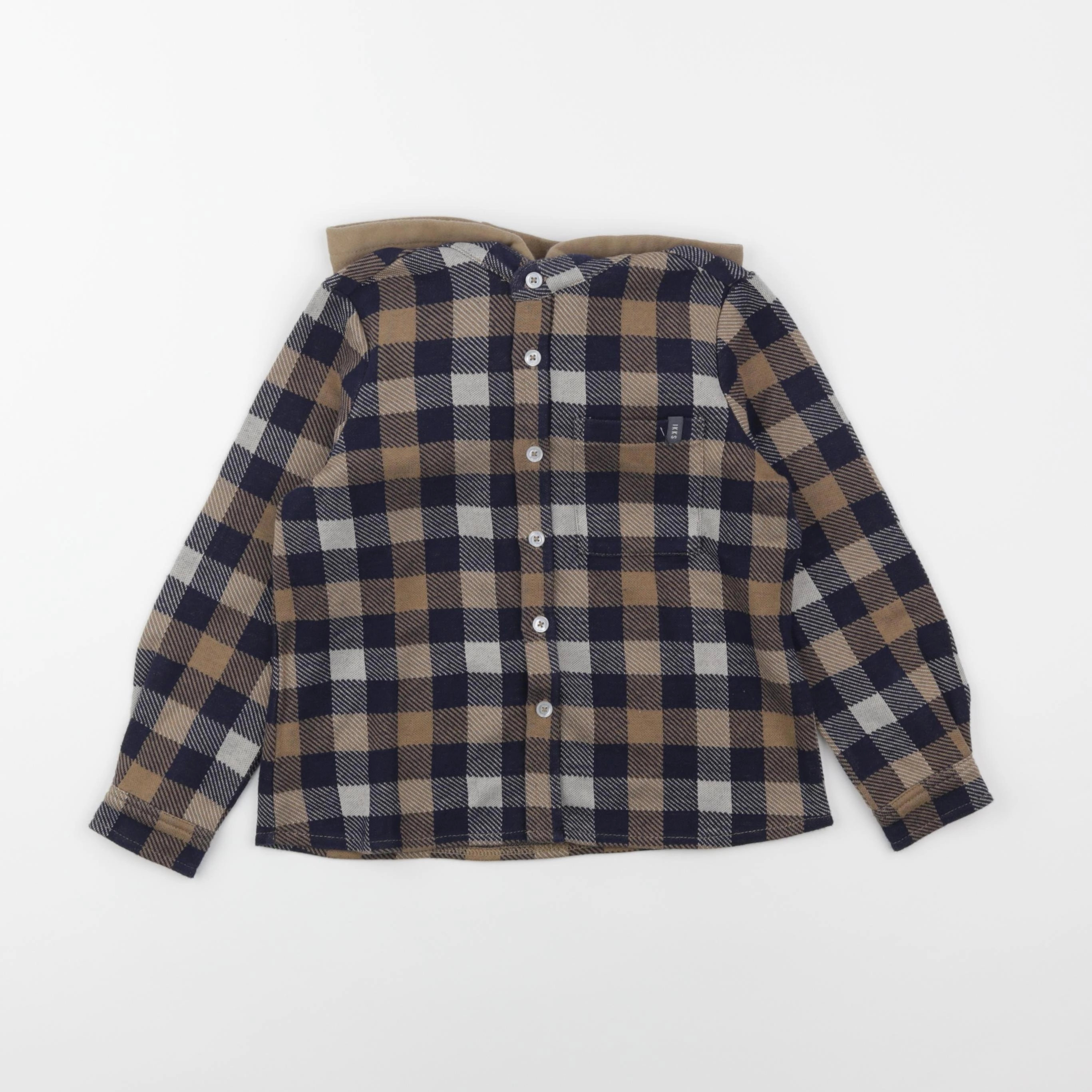 IKKS - chemise marron - 4 ans