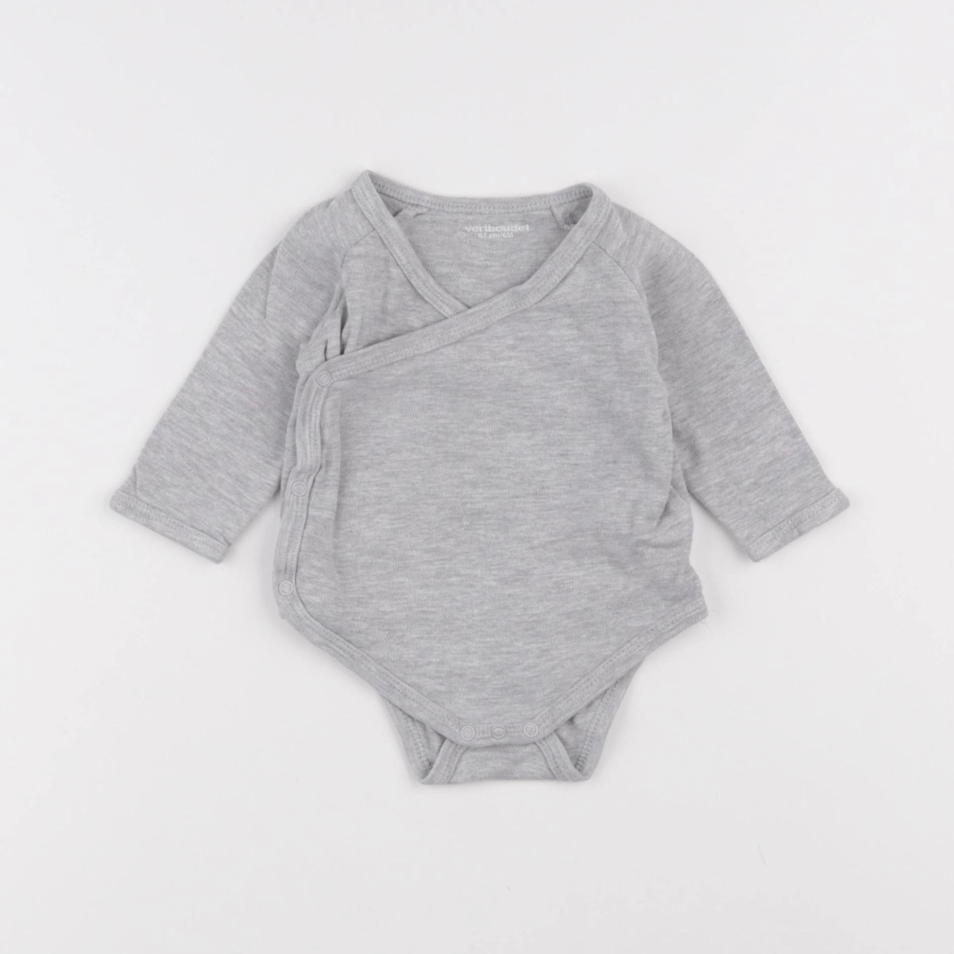 Vertbaudet - body gris - 6 mois