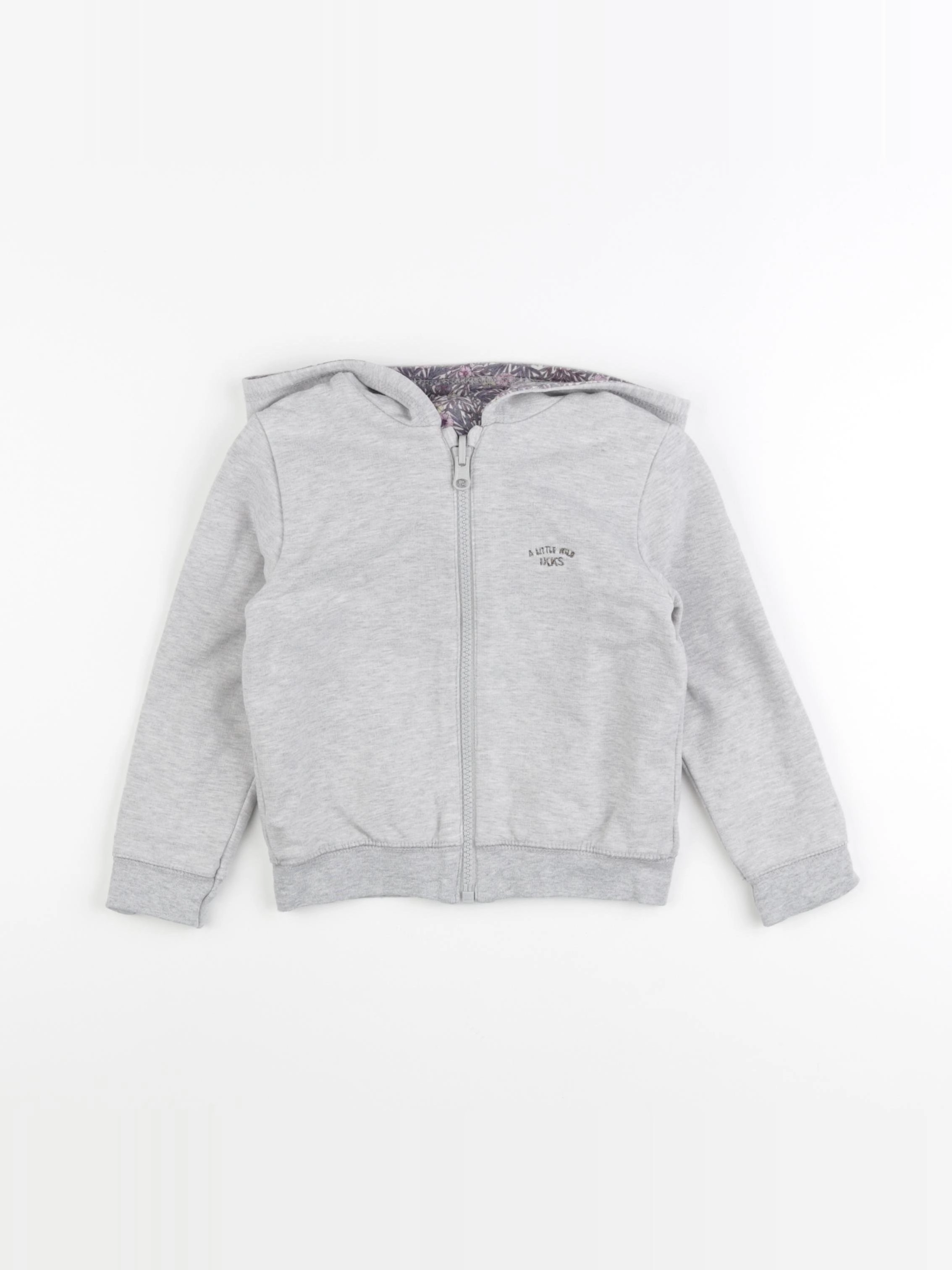 IKKS - sweat réversible gris - 3 ans