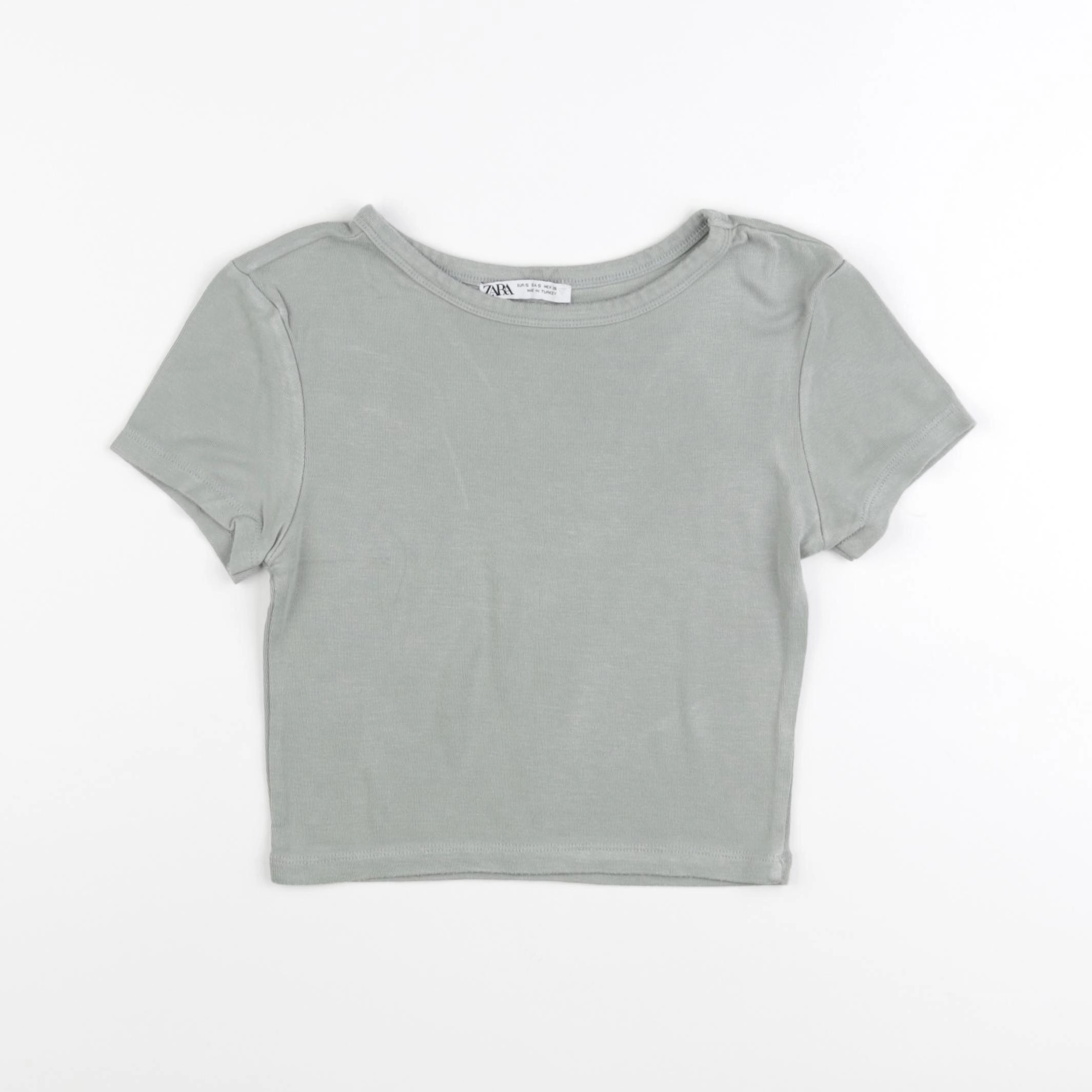 Zara - tee-shirt vert - 14 ans