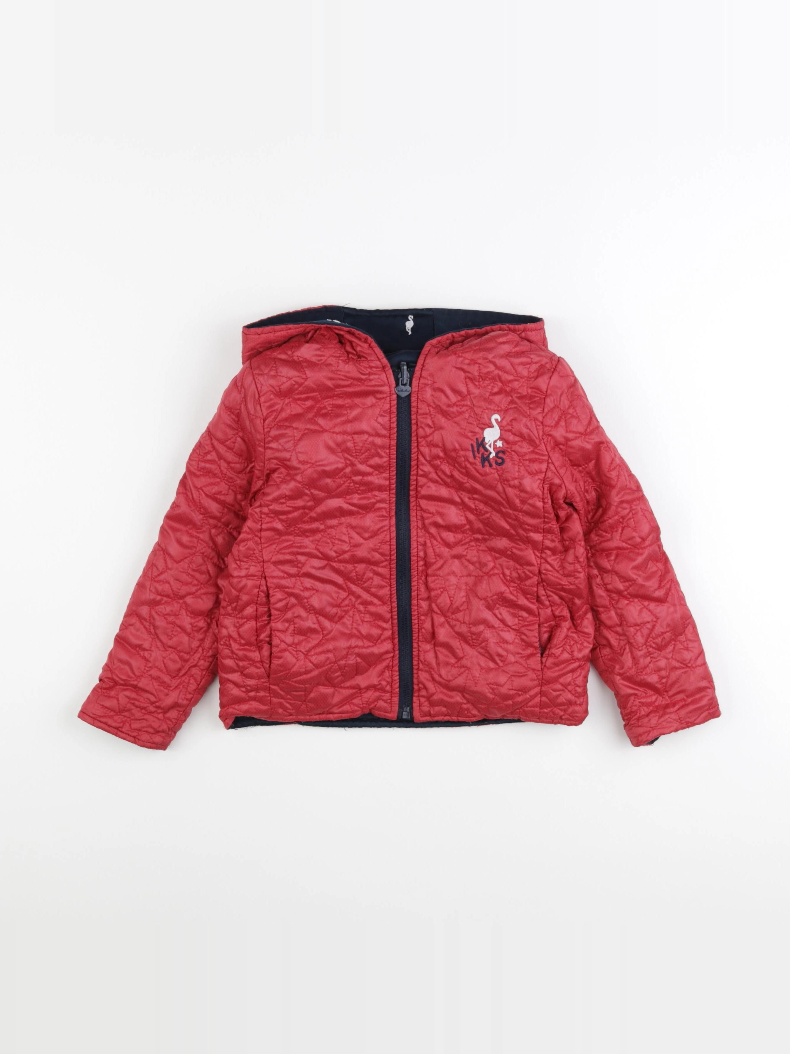 IKKS - doudoune rouge - 4 ans
