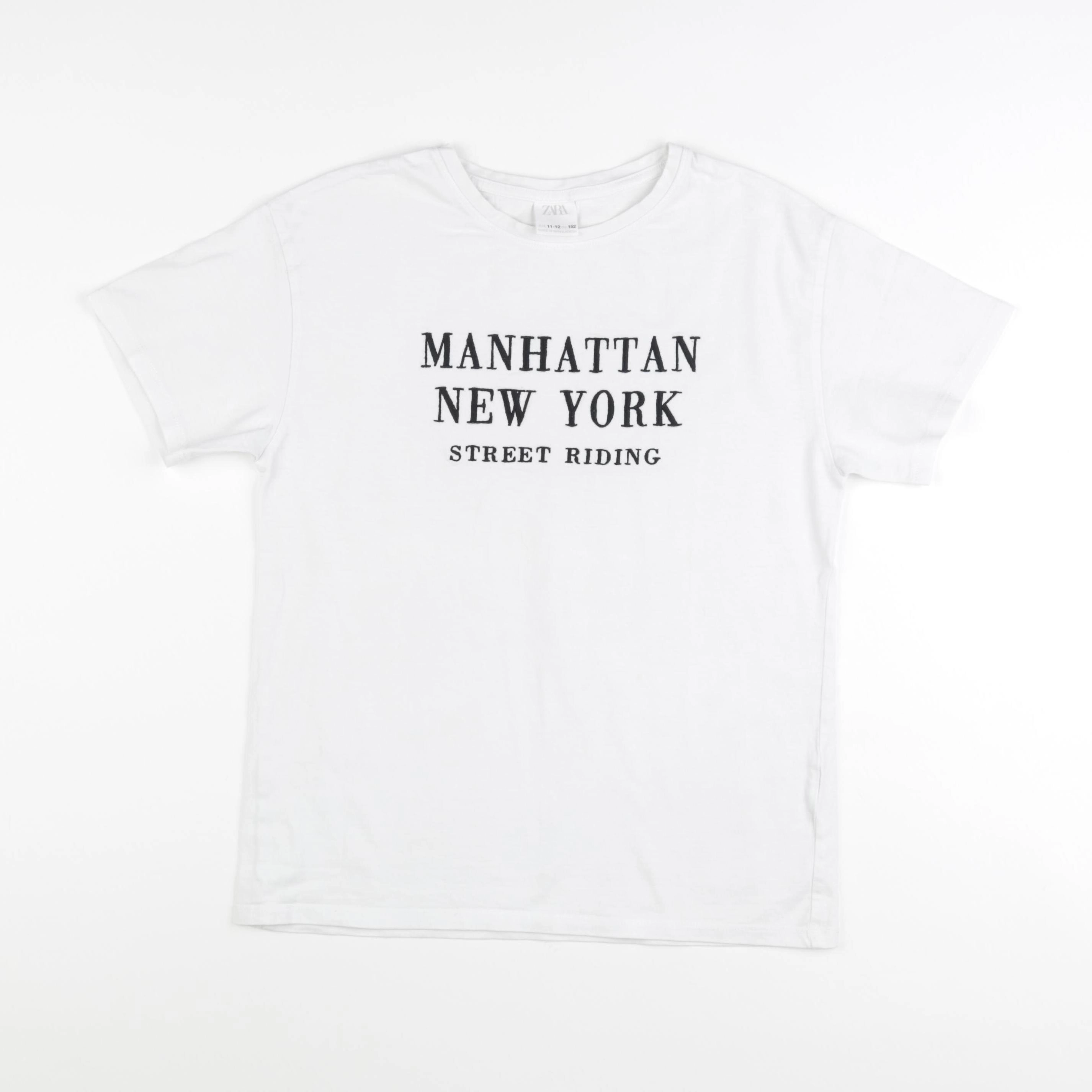 Zara - tee-shirt blanc - 11/12 ans