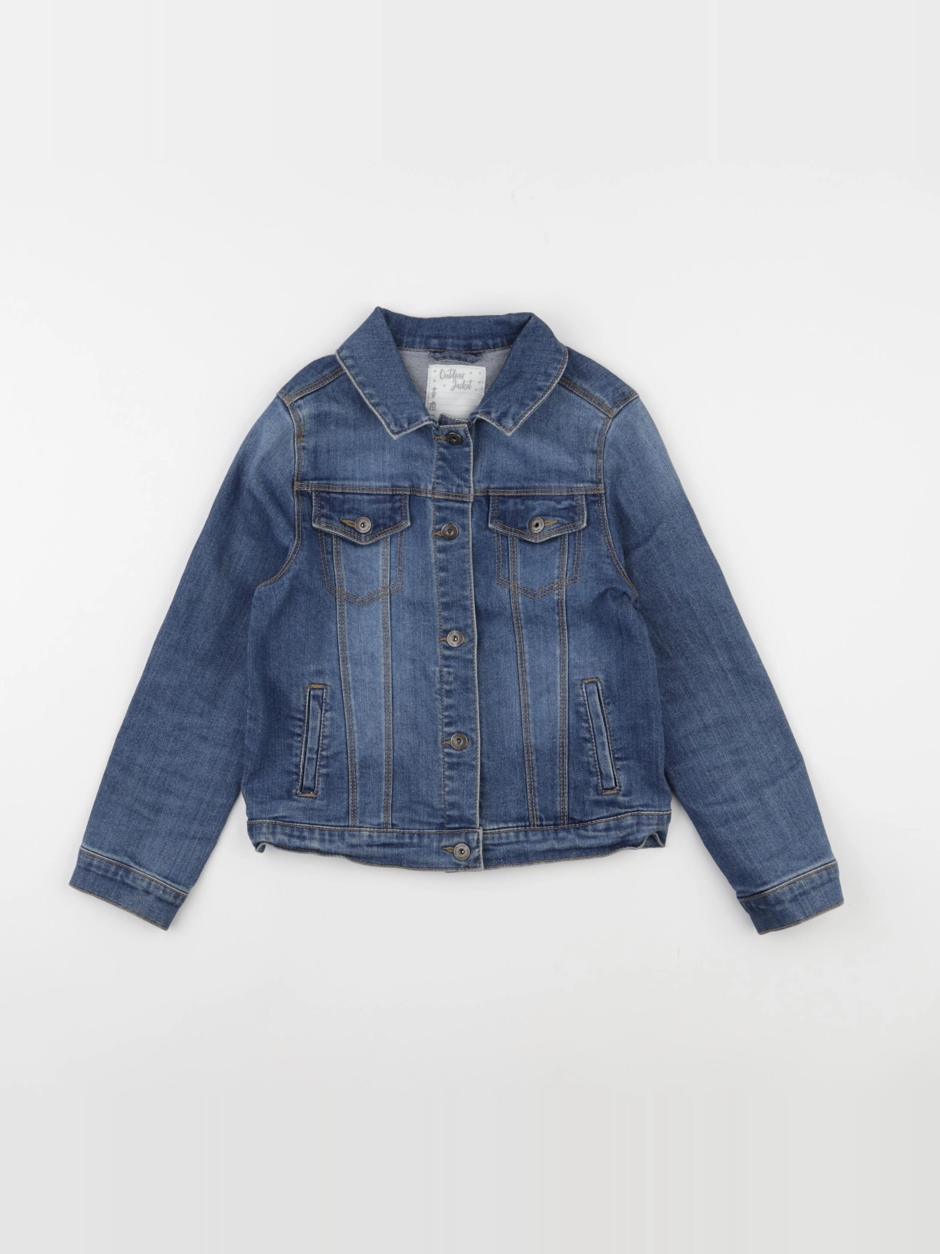 Vertbaudet - veste bleu - 8 ans