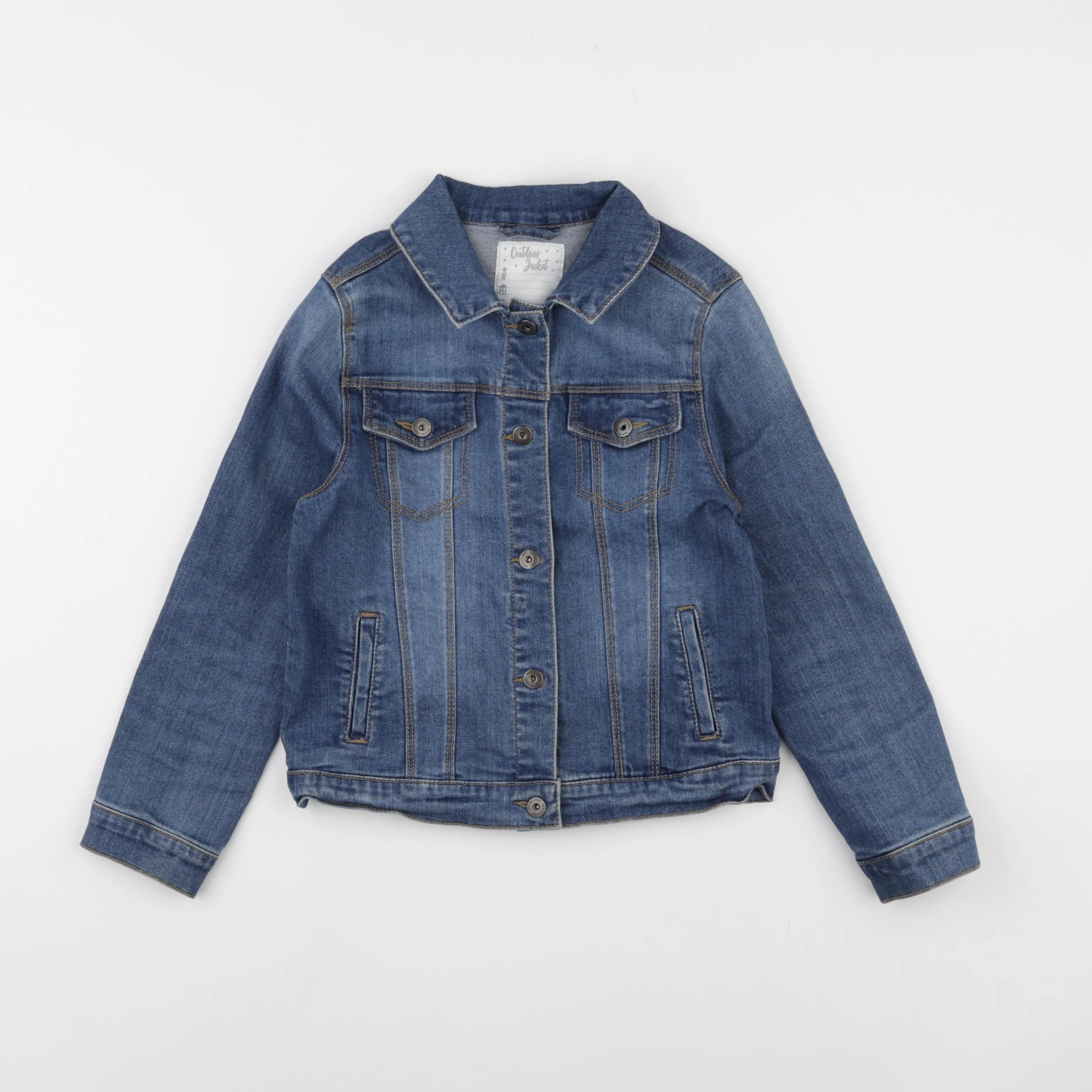 Vertbaudet - veste bleu - 8 ans