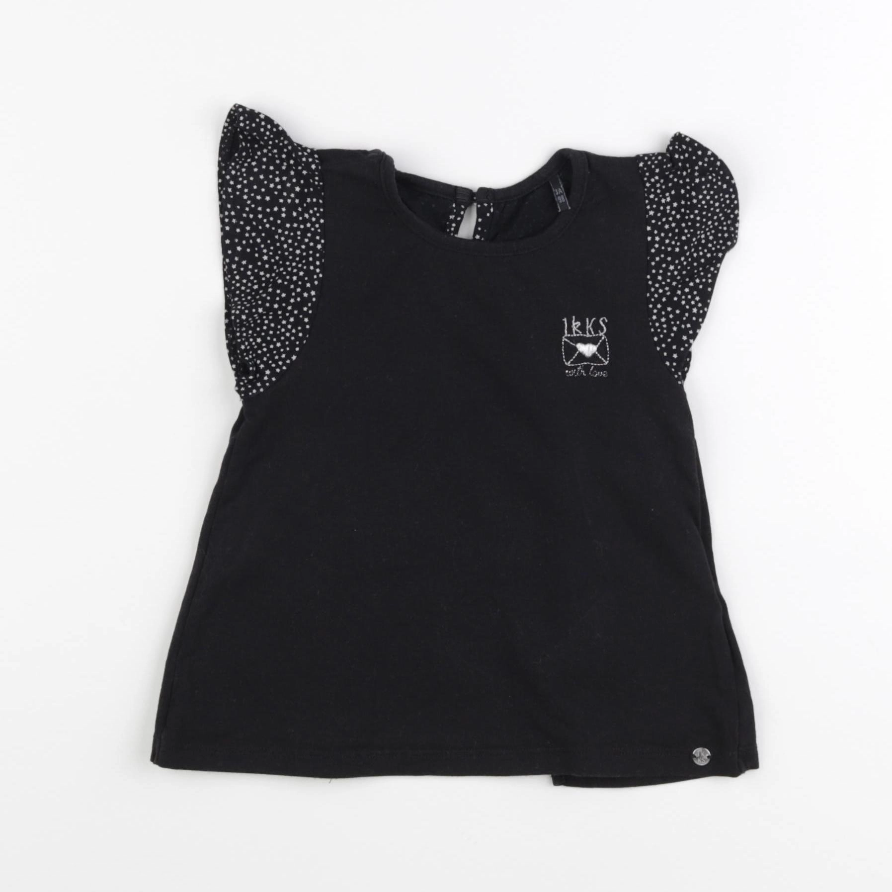 IKKS - tee-shirt noir - 3 ans