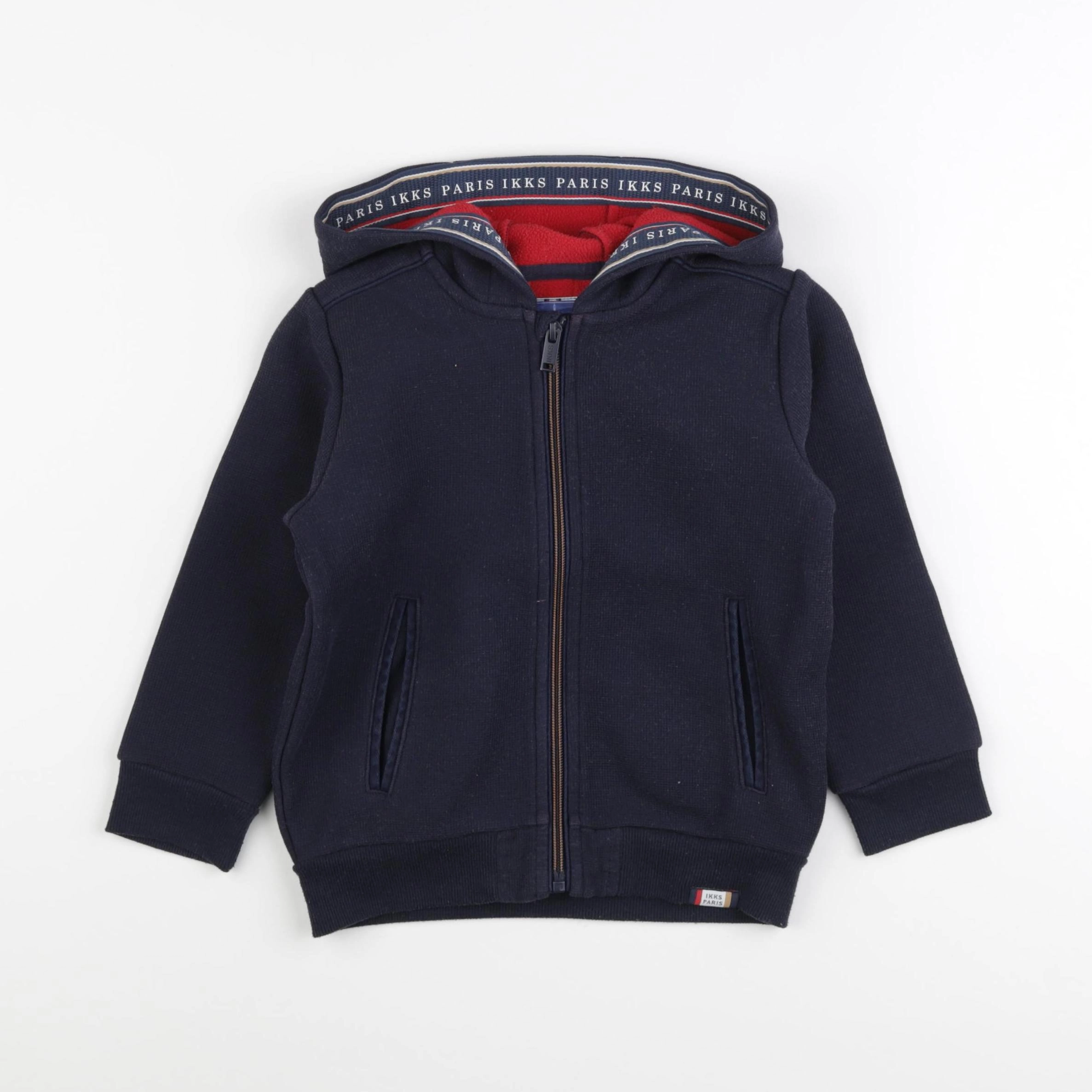 IKKS - sweat bleu - 4 ans