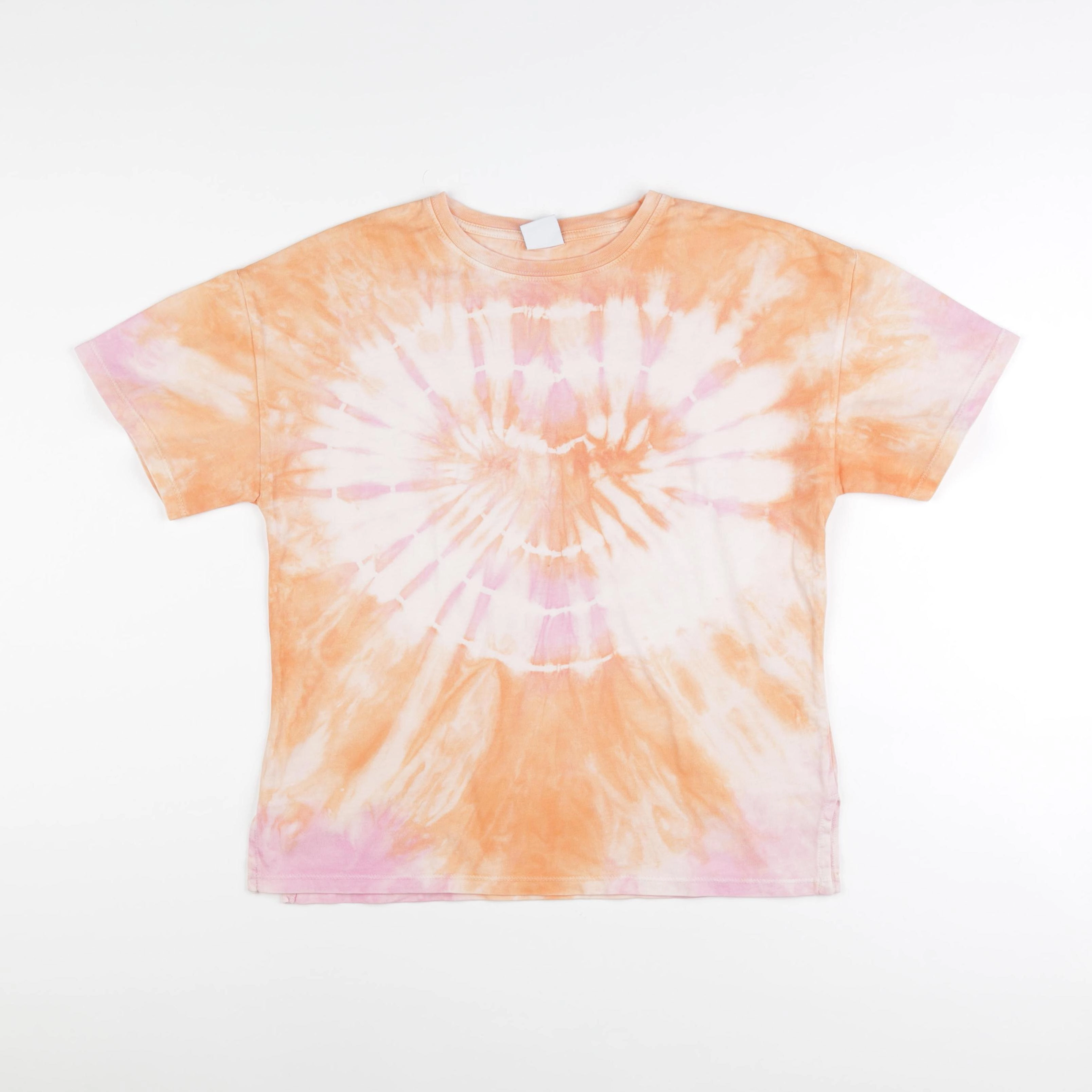 Zara - tee-shirt rose, orange - 10 ans