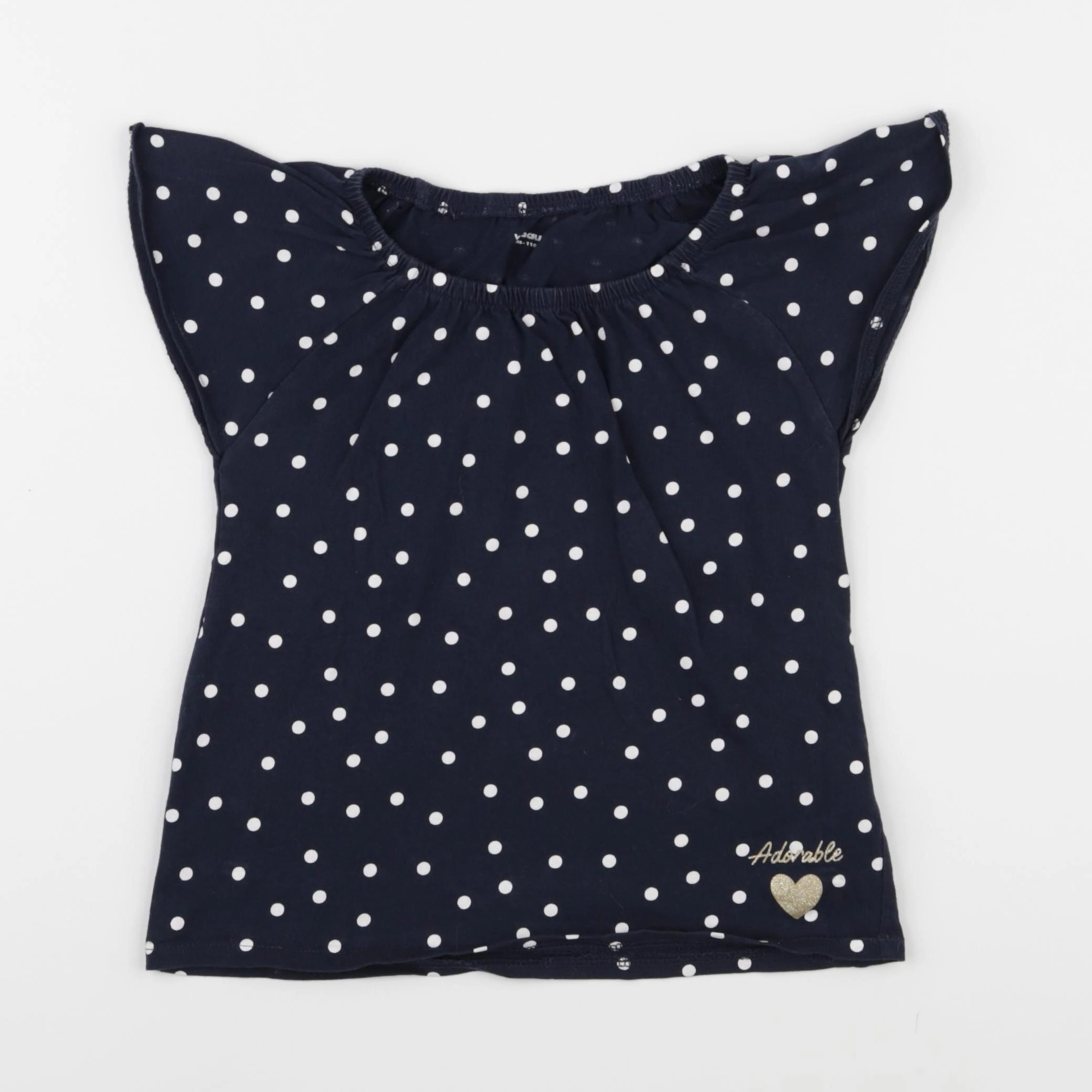 Vertbaudet - tee-shirt bleu - 5 ans