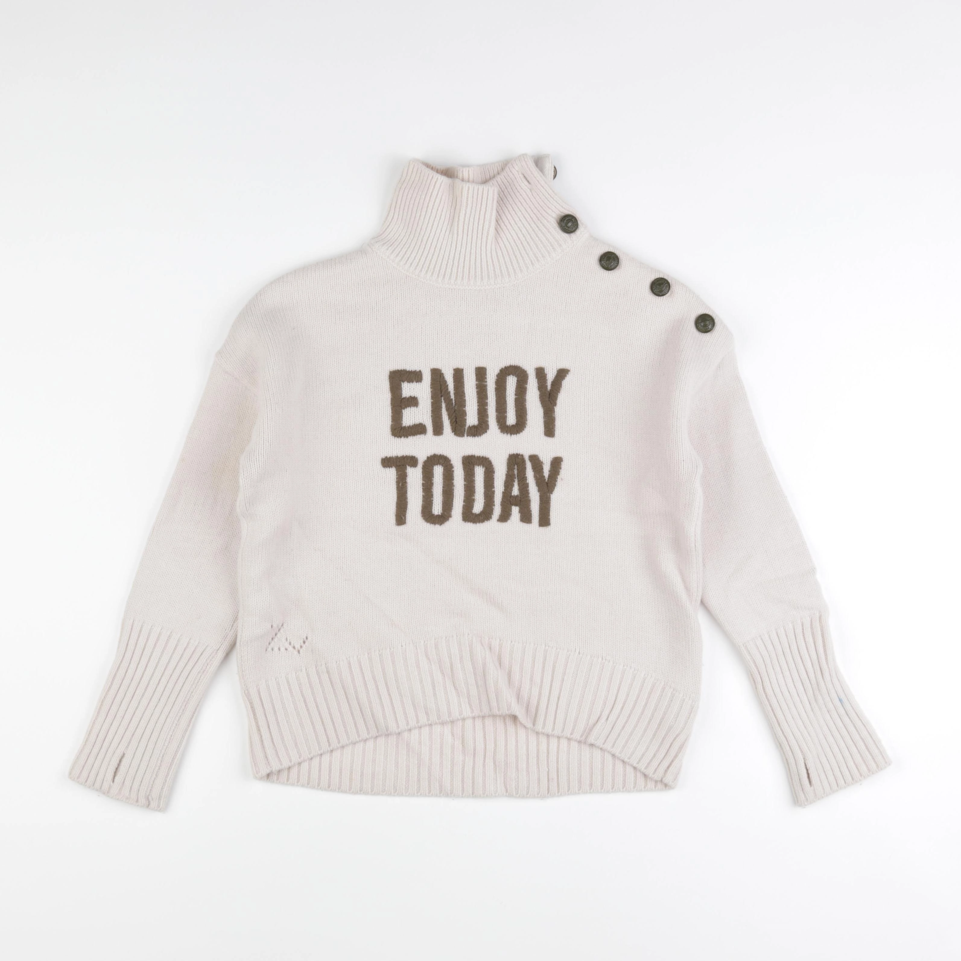 Zadig & Voltaire - pull beige - 12 ans