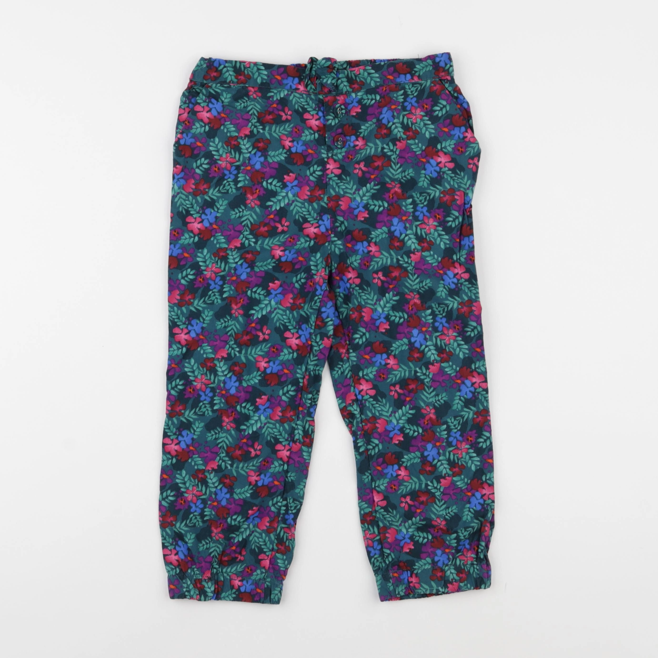 Vertbaudet - pantalon multicolore - 7 ans