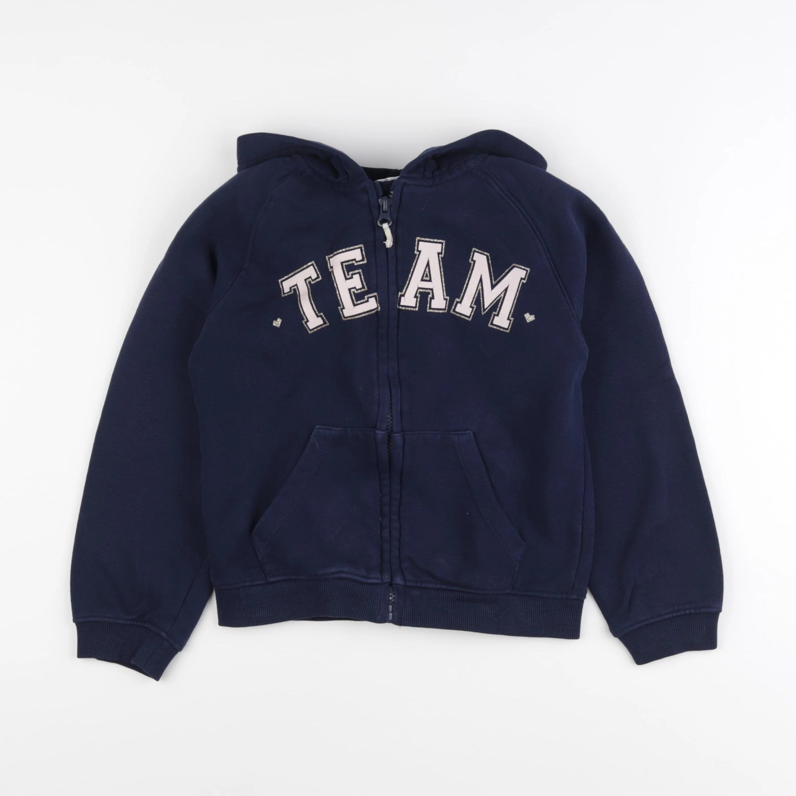 Vertbaudet - sweat bleu - 6 ans