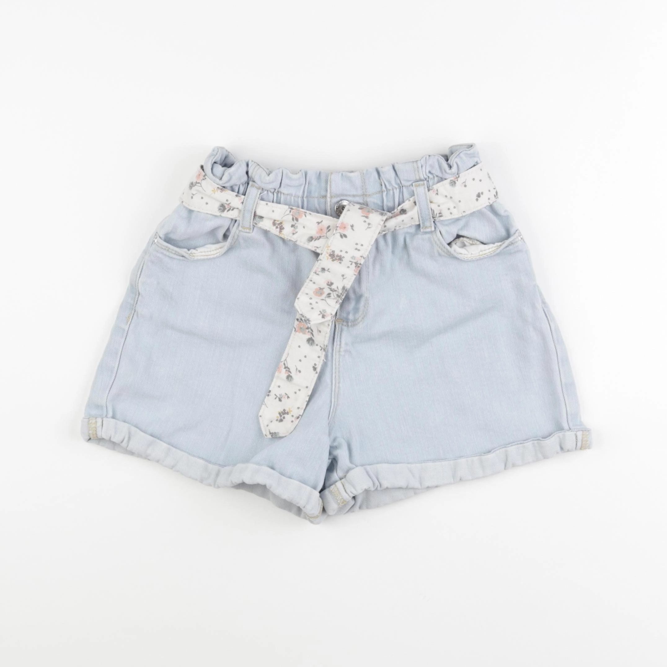 Vertbaudet - short bleu - 8 ans