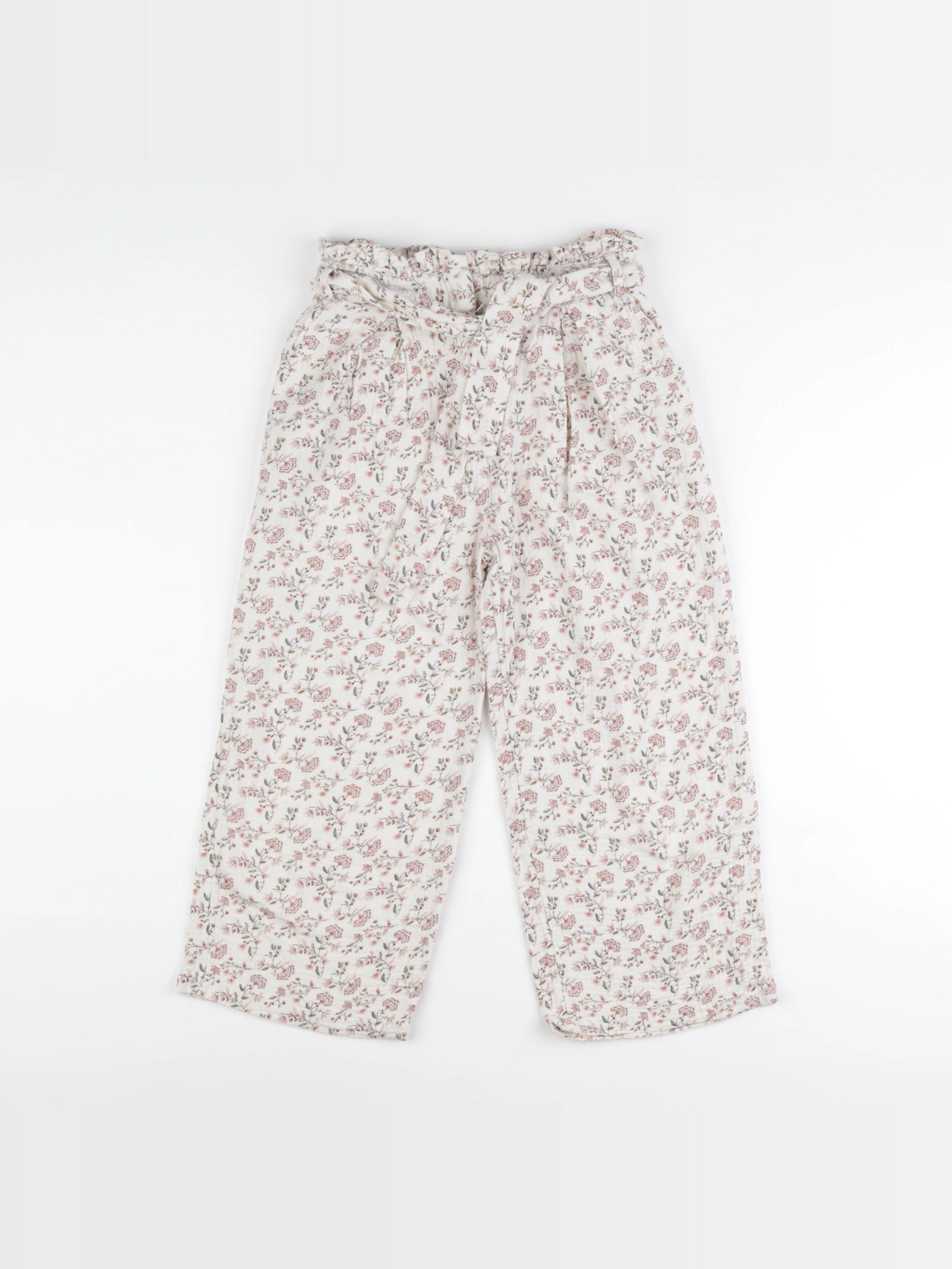 Vertbaudet - pantalon beige - 9 ans