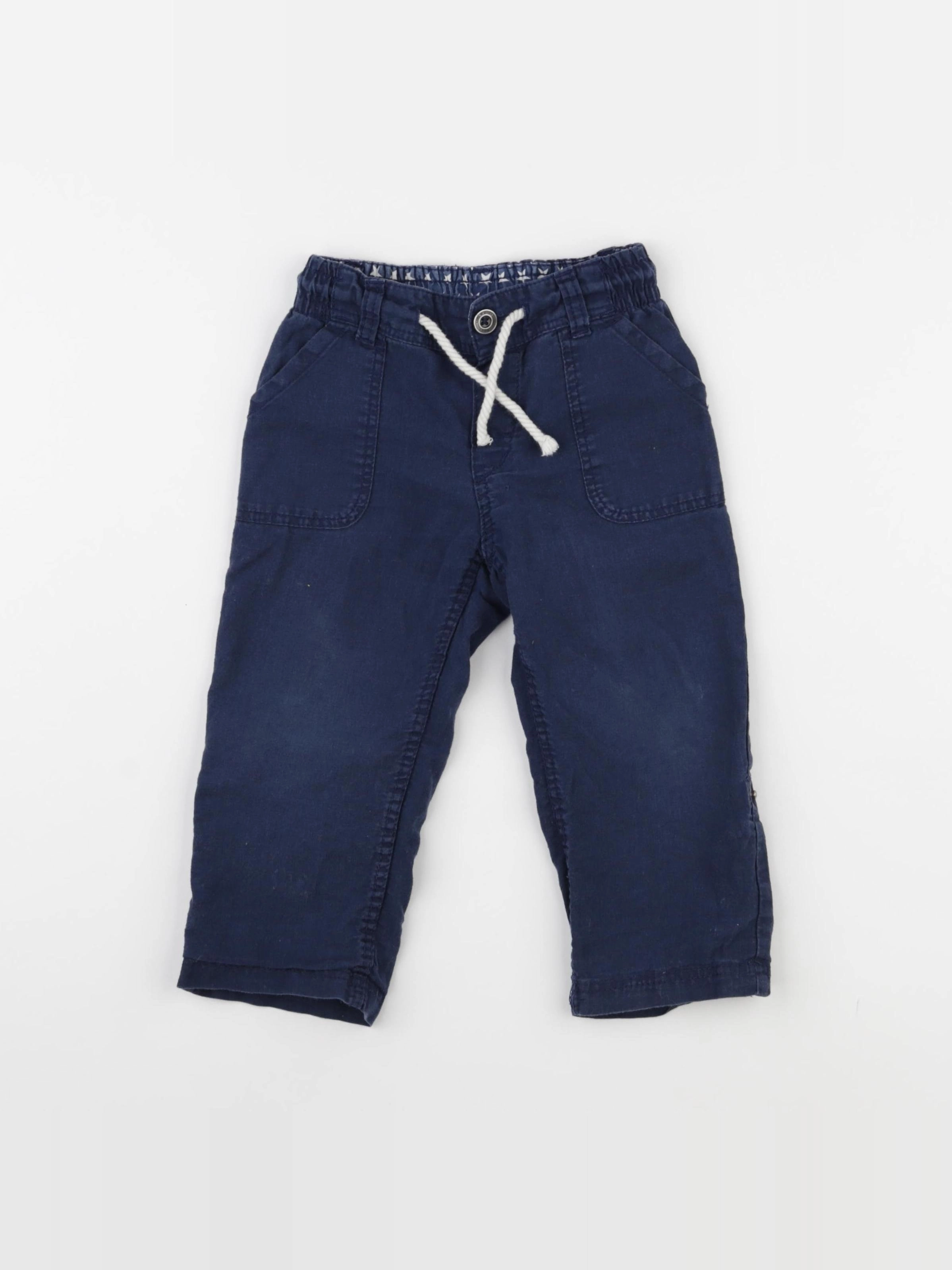 H&M - pantalon bleu - 1 an à 2 ans