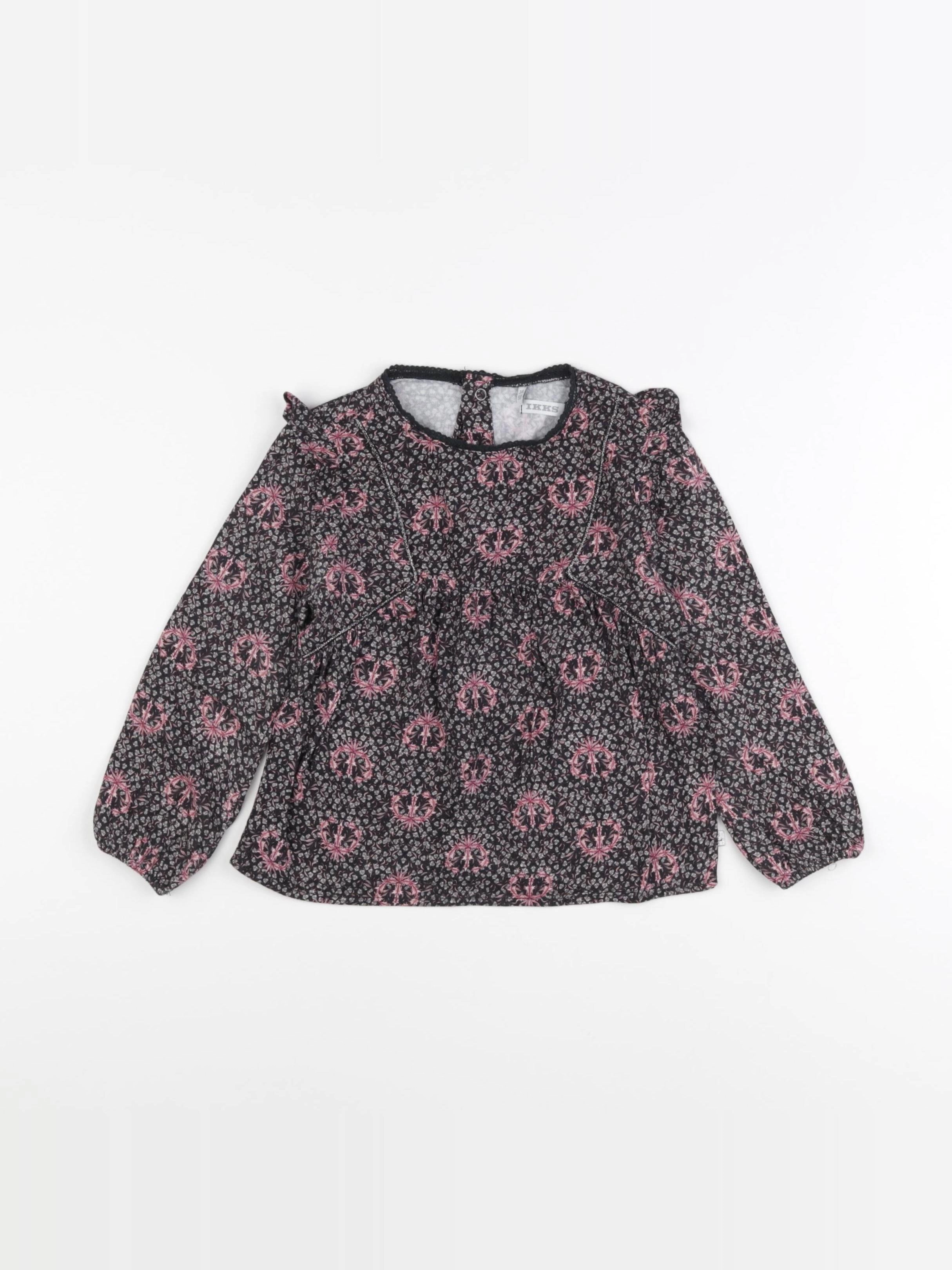 IKKS - blouse noir - 3 ans