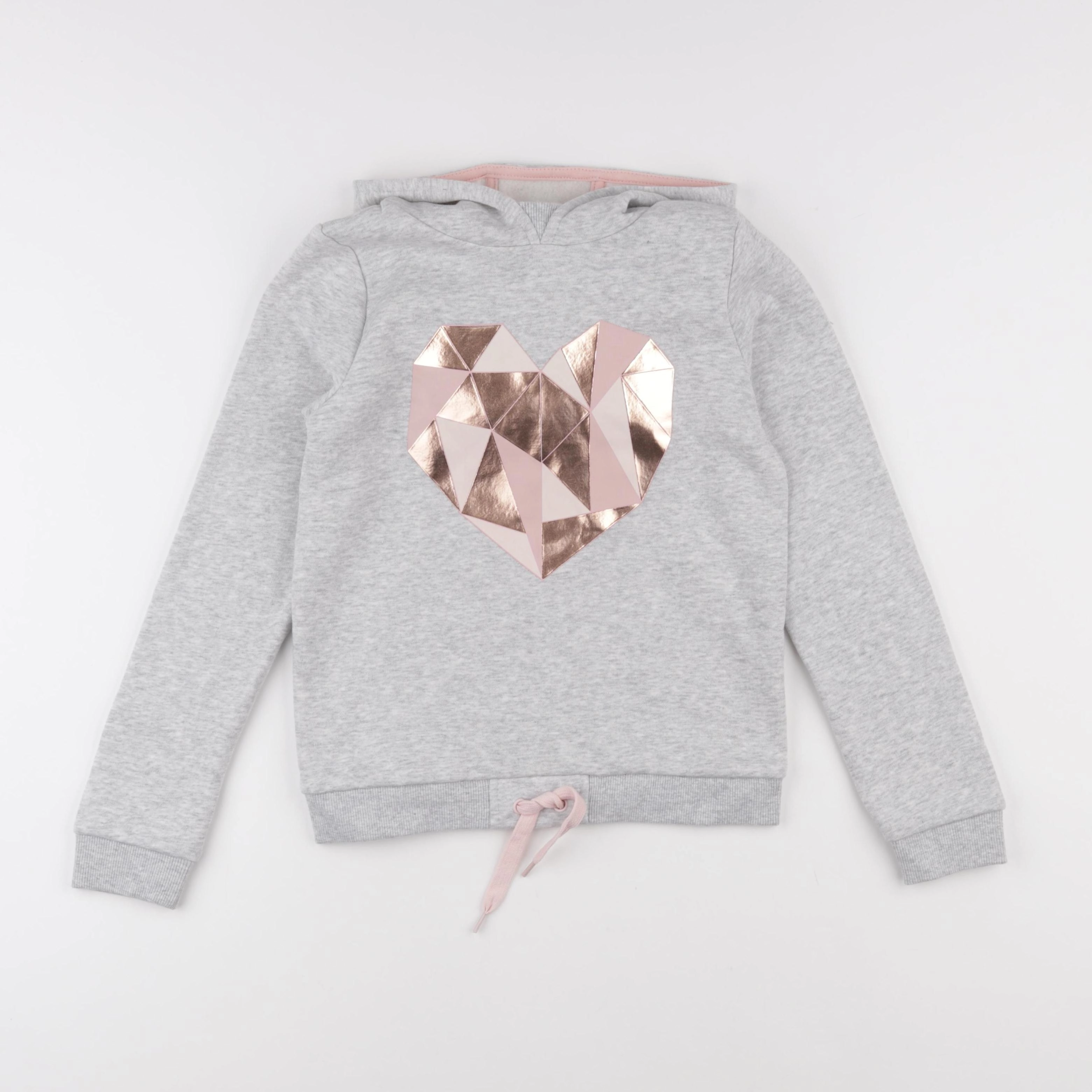 Vertbaudet - sweat gris - 10 ans