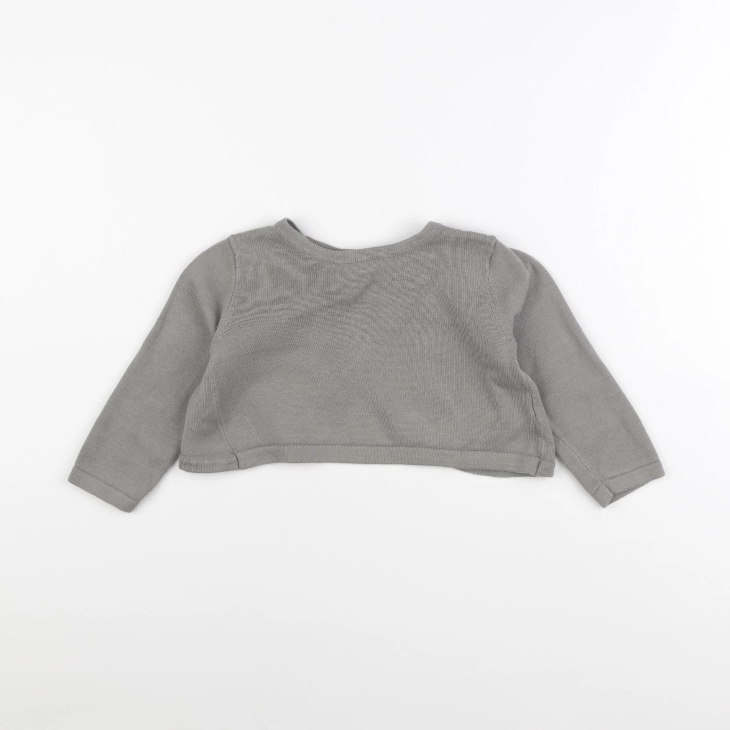 Tape à l'oeil - pull court vert - 18 mois