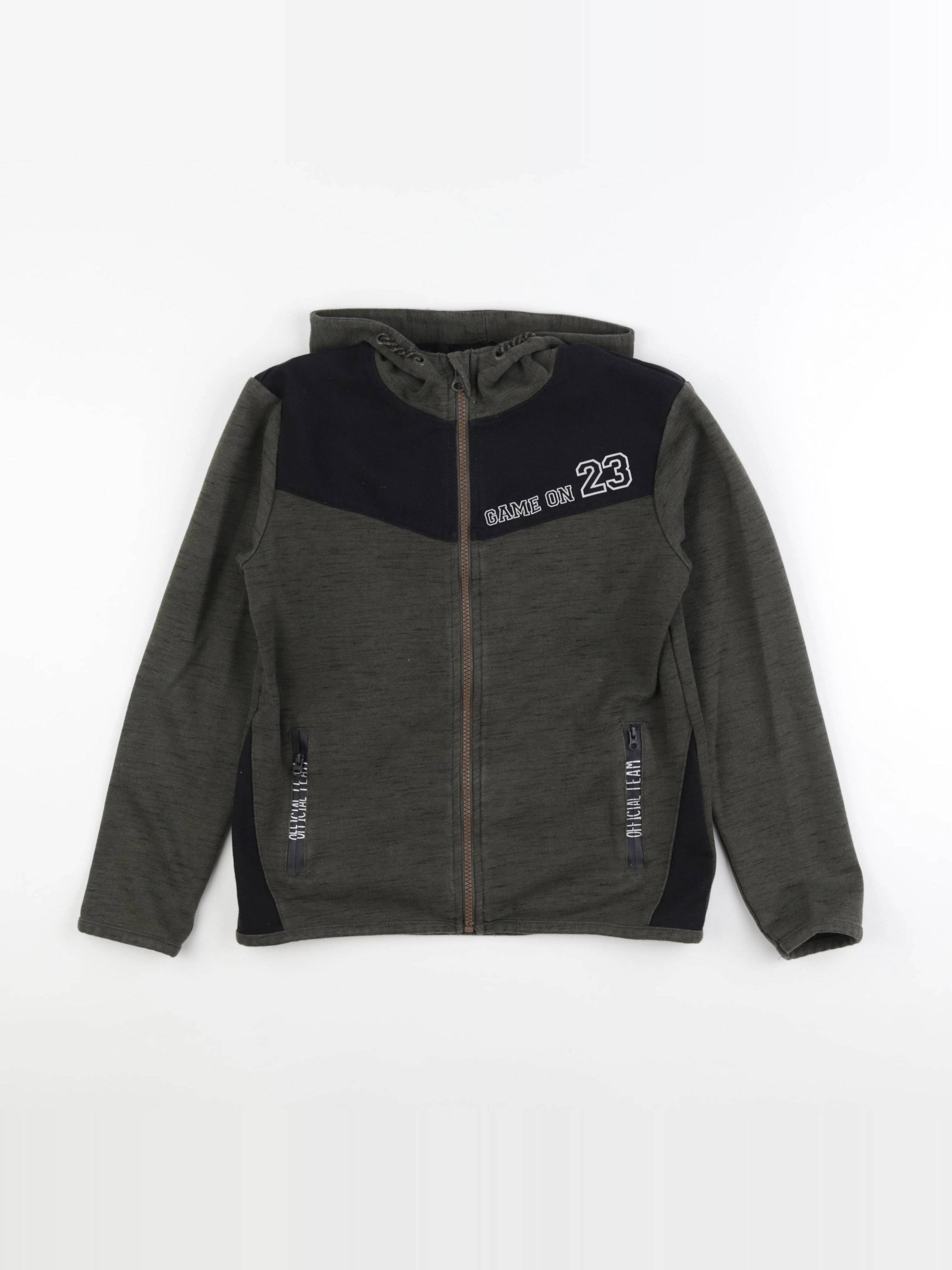 Vertbaudet - sweat vert - 12 ans