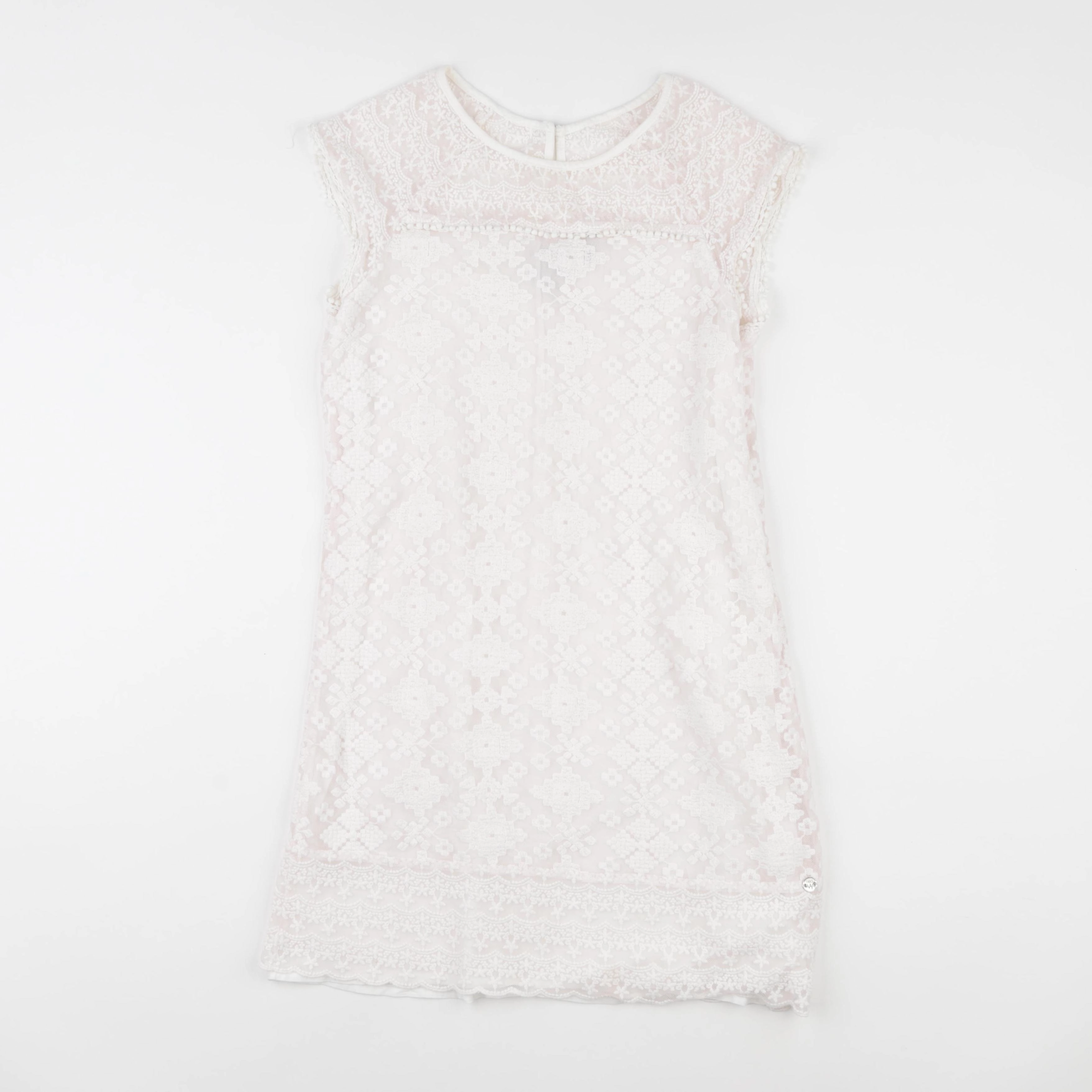 IKKS - robe blanc, rose - 14 ans