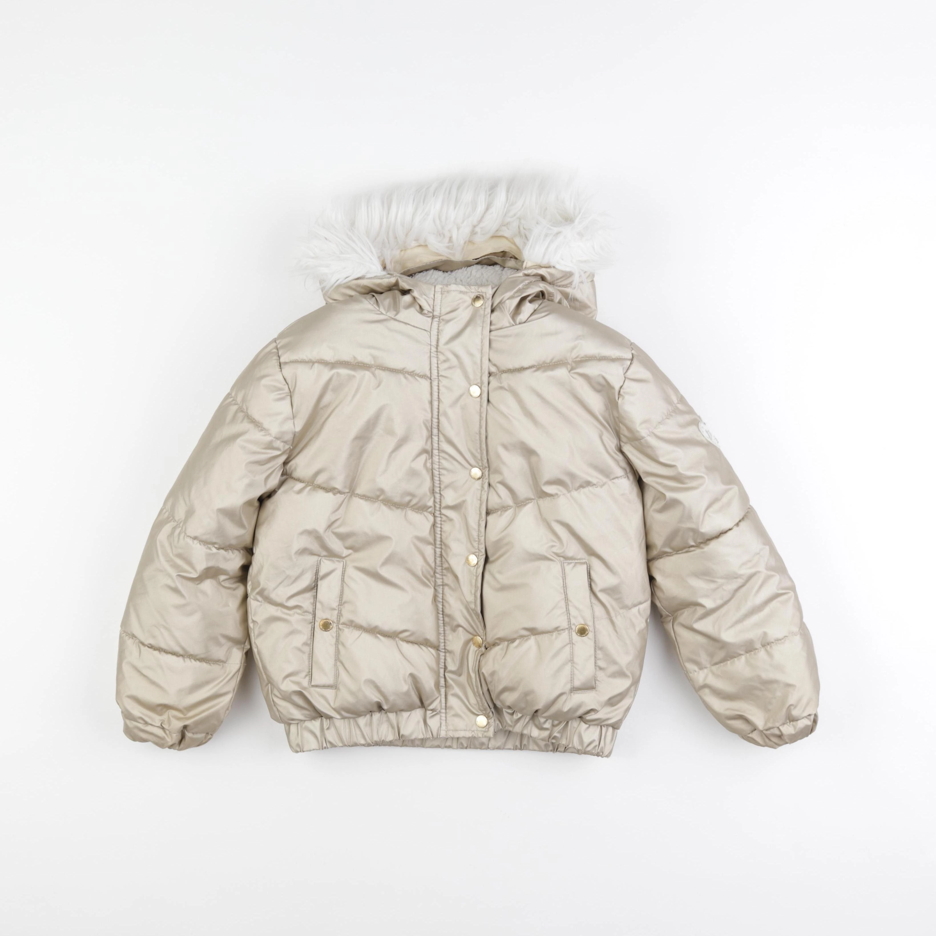 Vertbaudet - doudoune or - 6 ans
