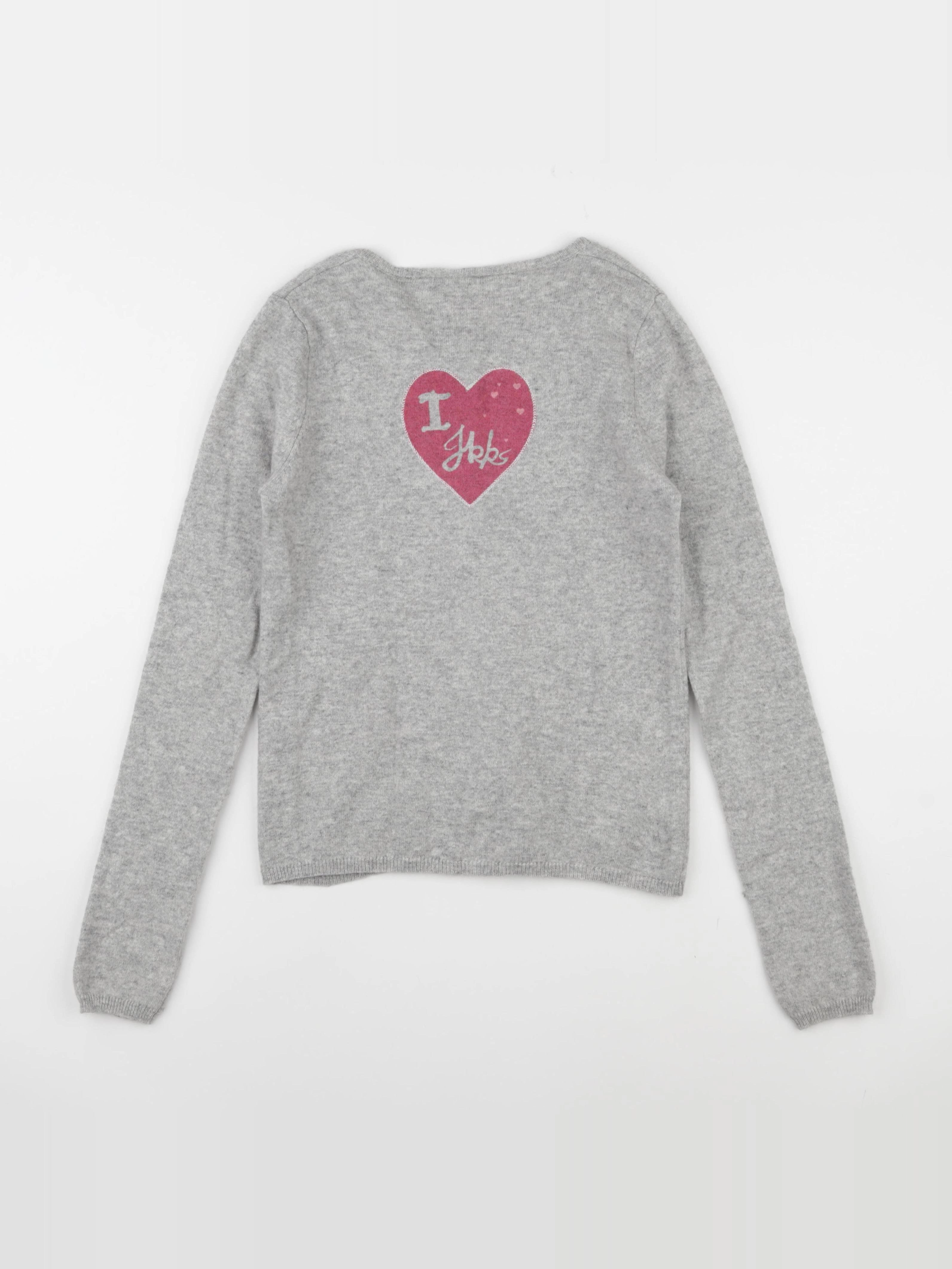 IKKS - gilet gris - 12 ans