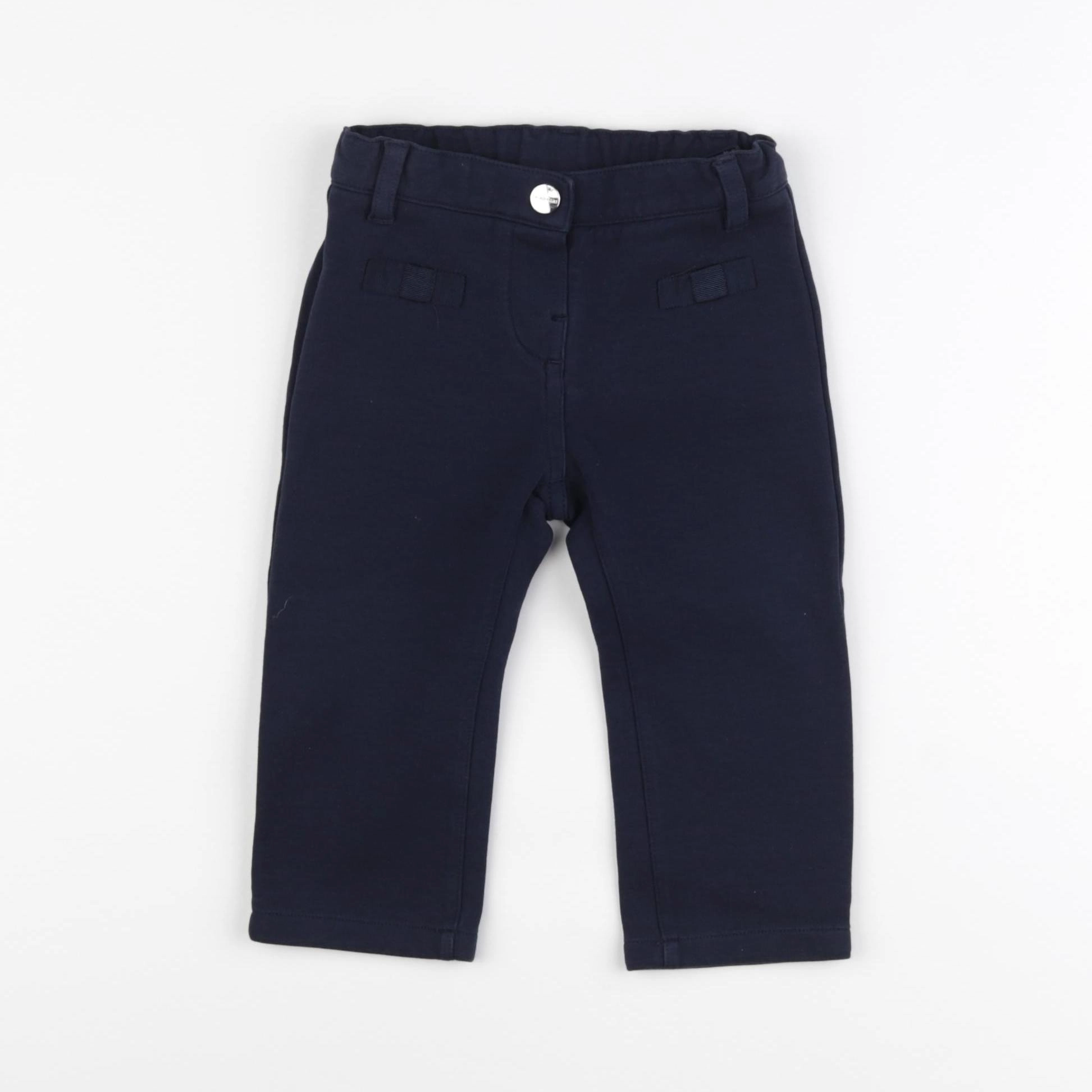 Jacadi - pantalon bleu - 18 mois