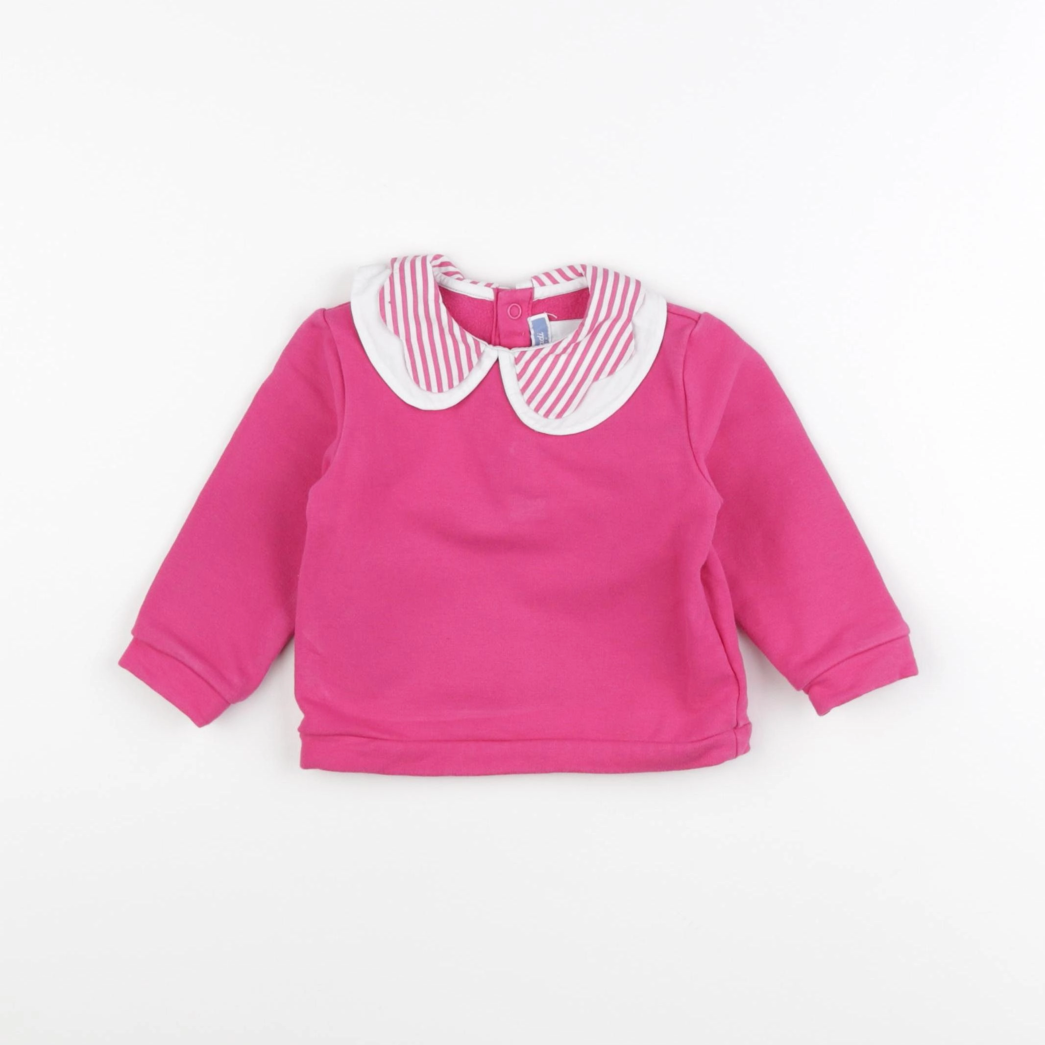 Jacadi - sweat rose - 12 mois