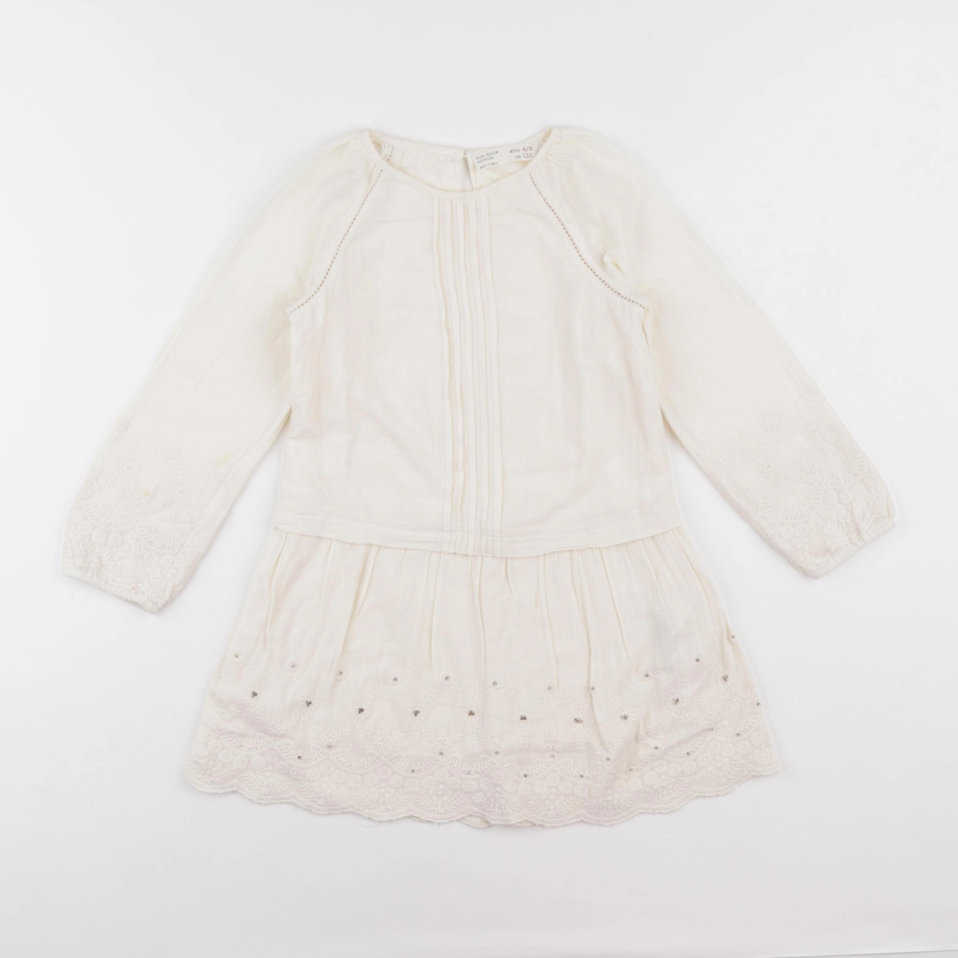 Zara - robe beige - 4/5 ans