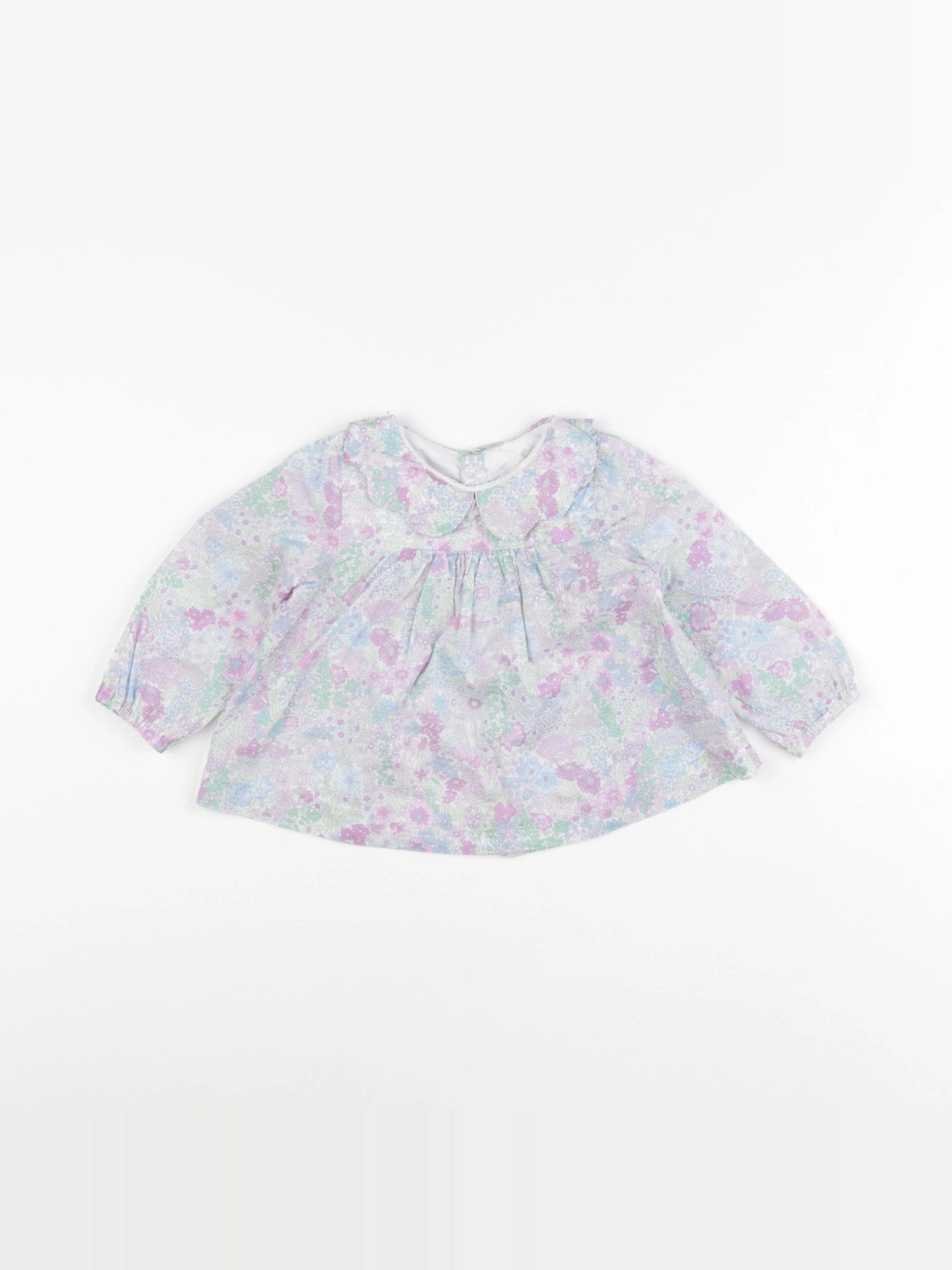 Jacadi - blouse liberty rose - 12 mois