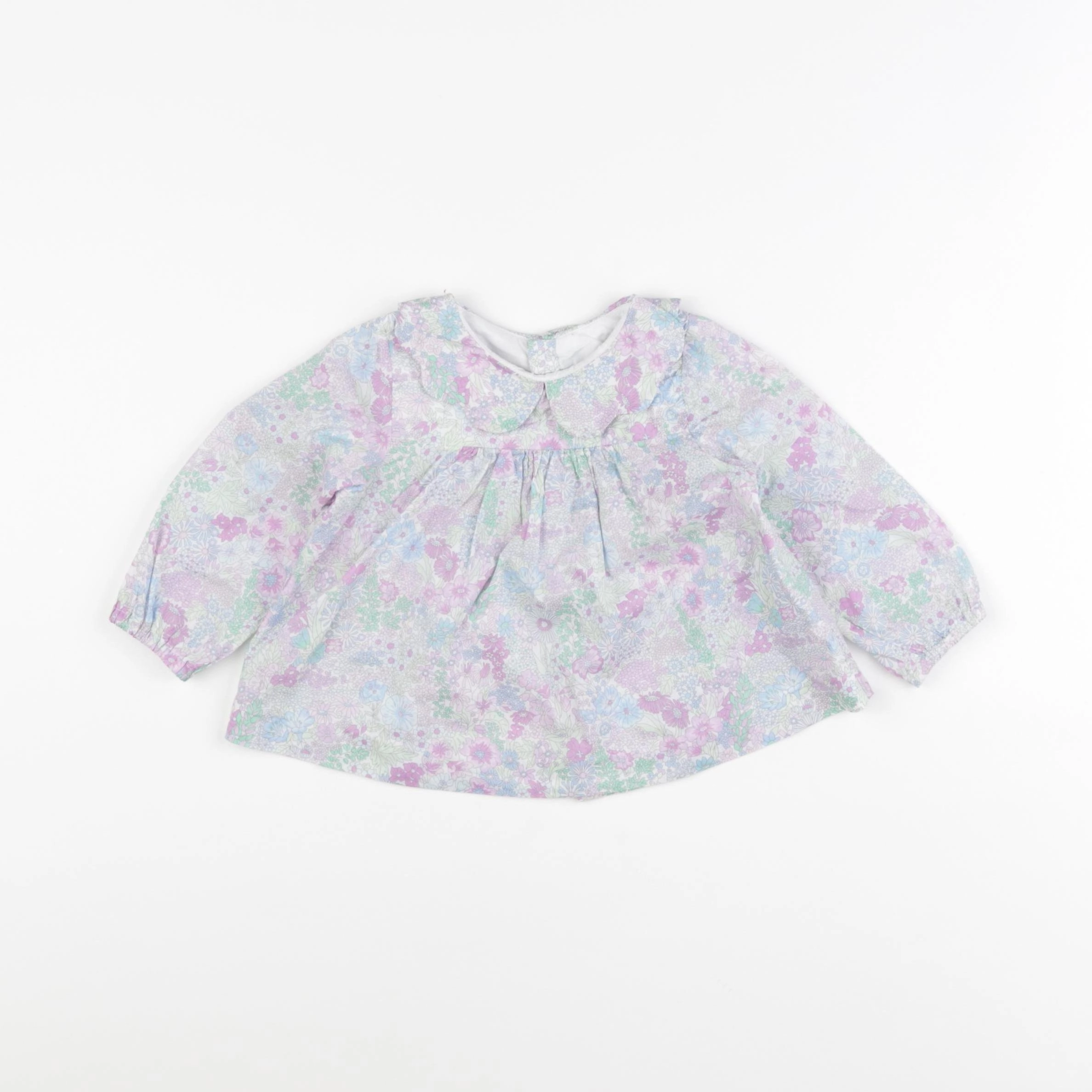 Jacadi - blouse liberty rose - 12 mois
