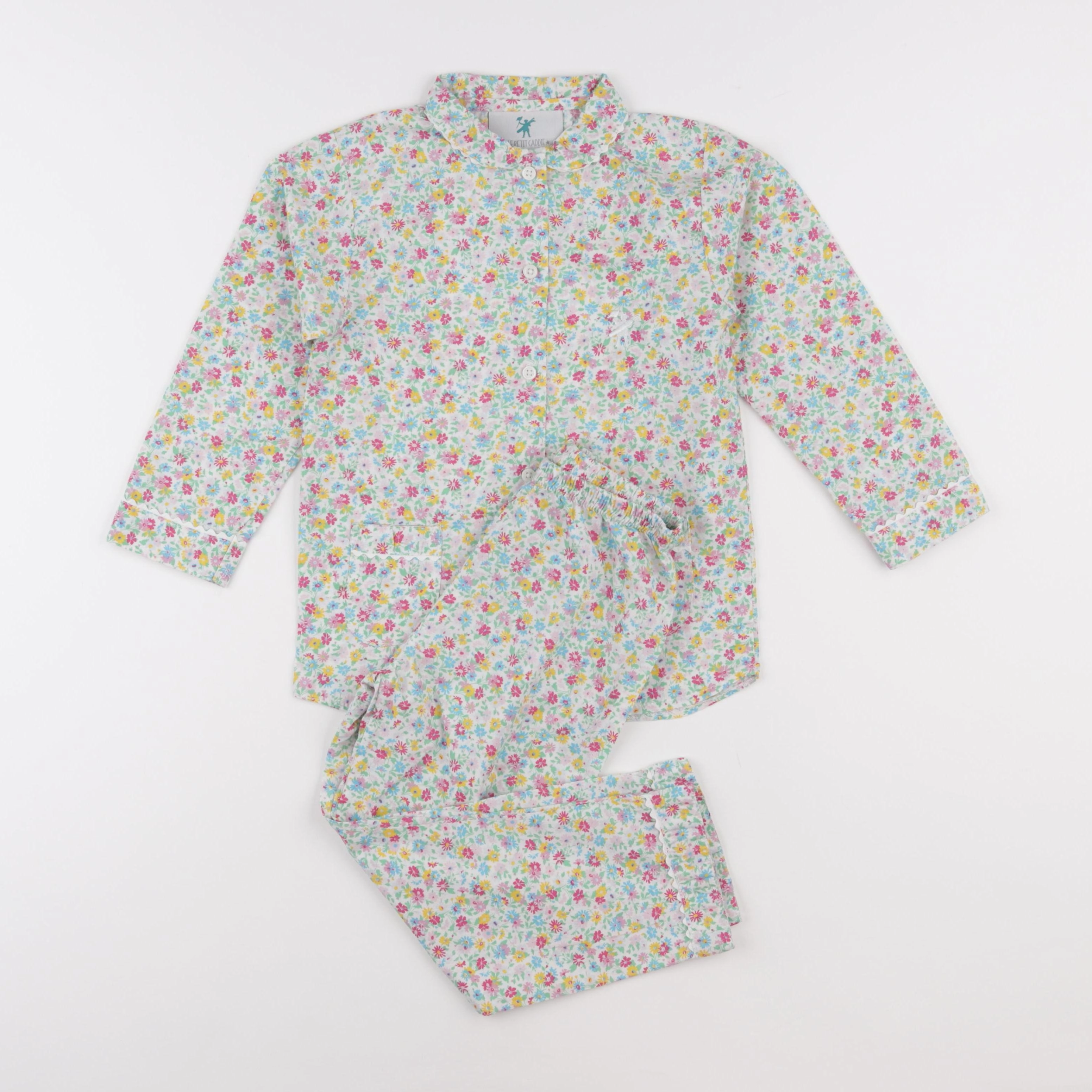 Le petit caddie - pyjama coton multicolore - 4 ans