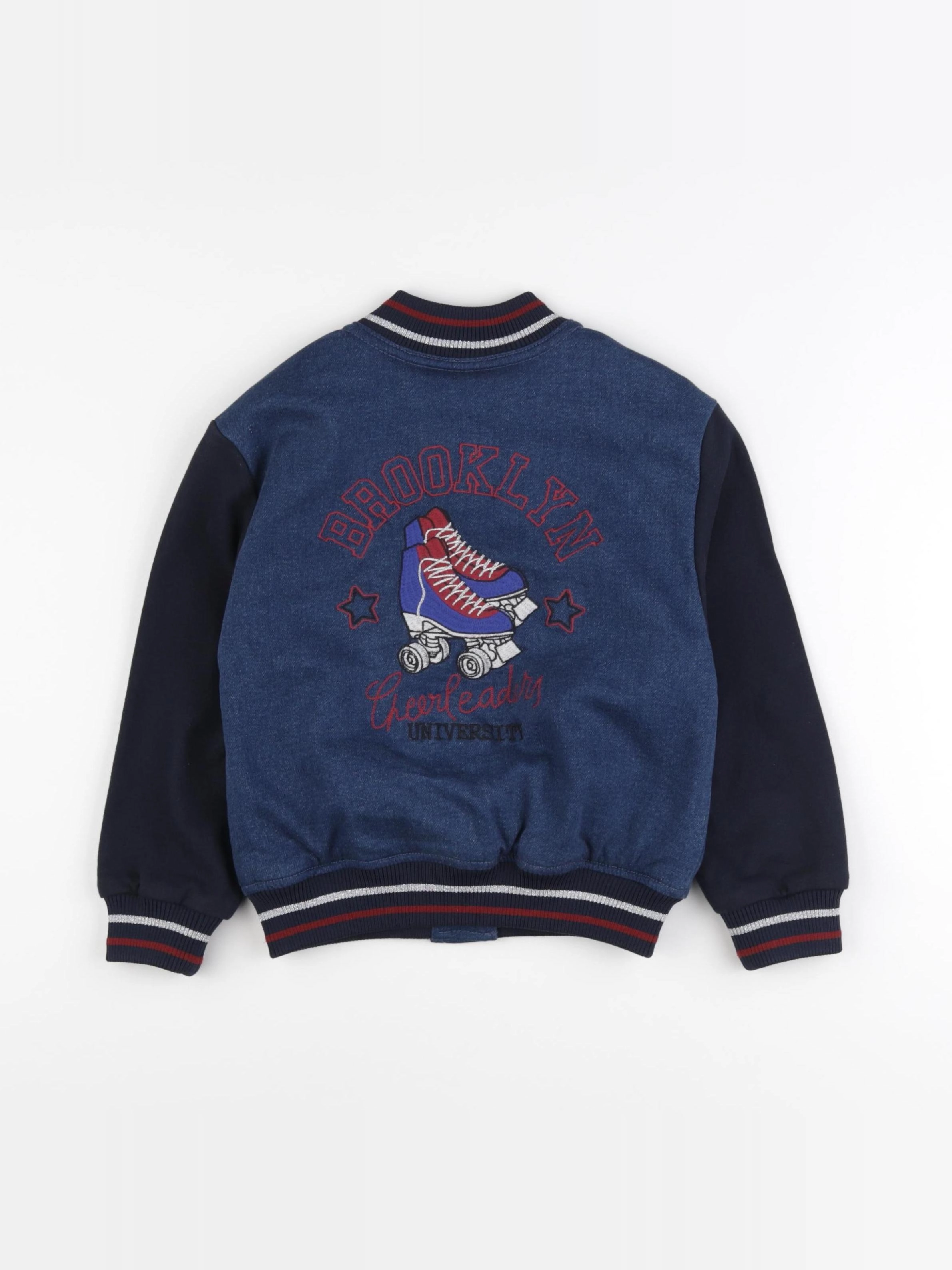 IKKS - veste réversible bleu - 6 ans