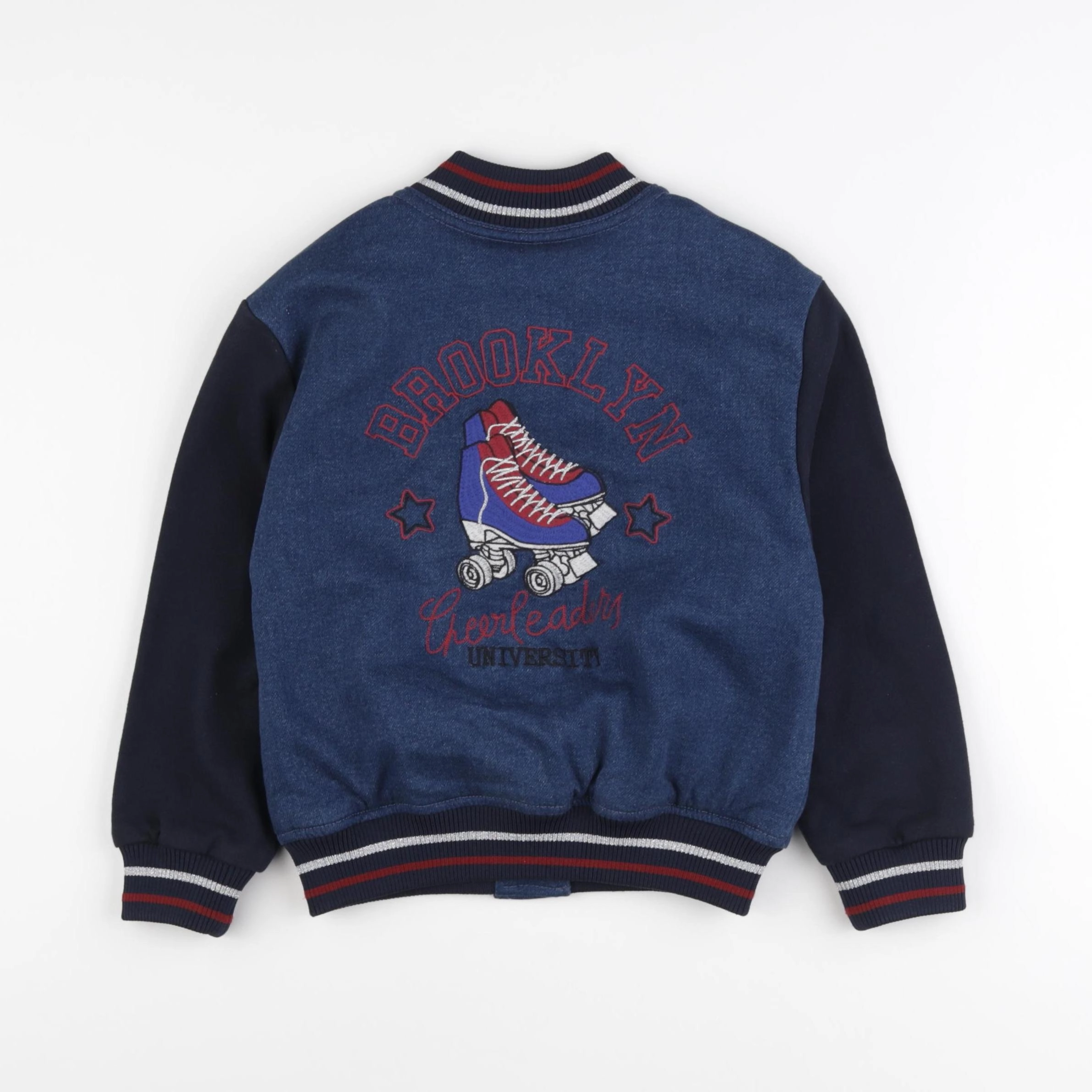 IKKS - veste réversible bleu - 6 ans