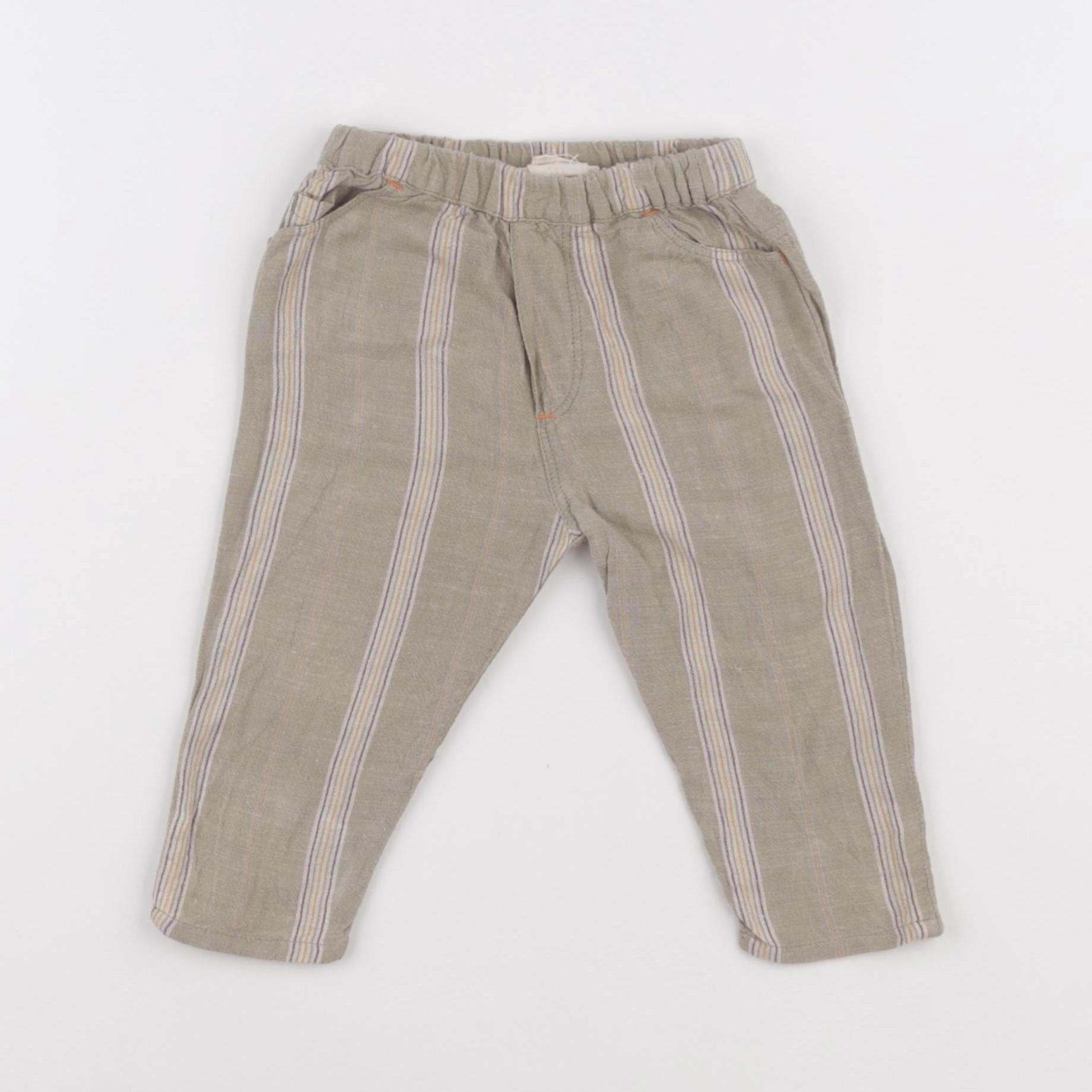 Arsène et les pipelettes - pantalon multicolore - 6 mois