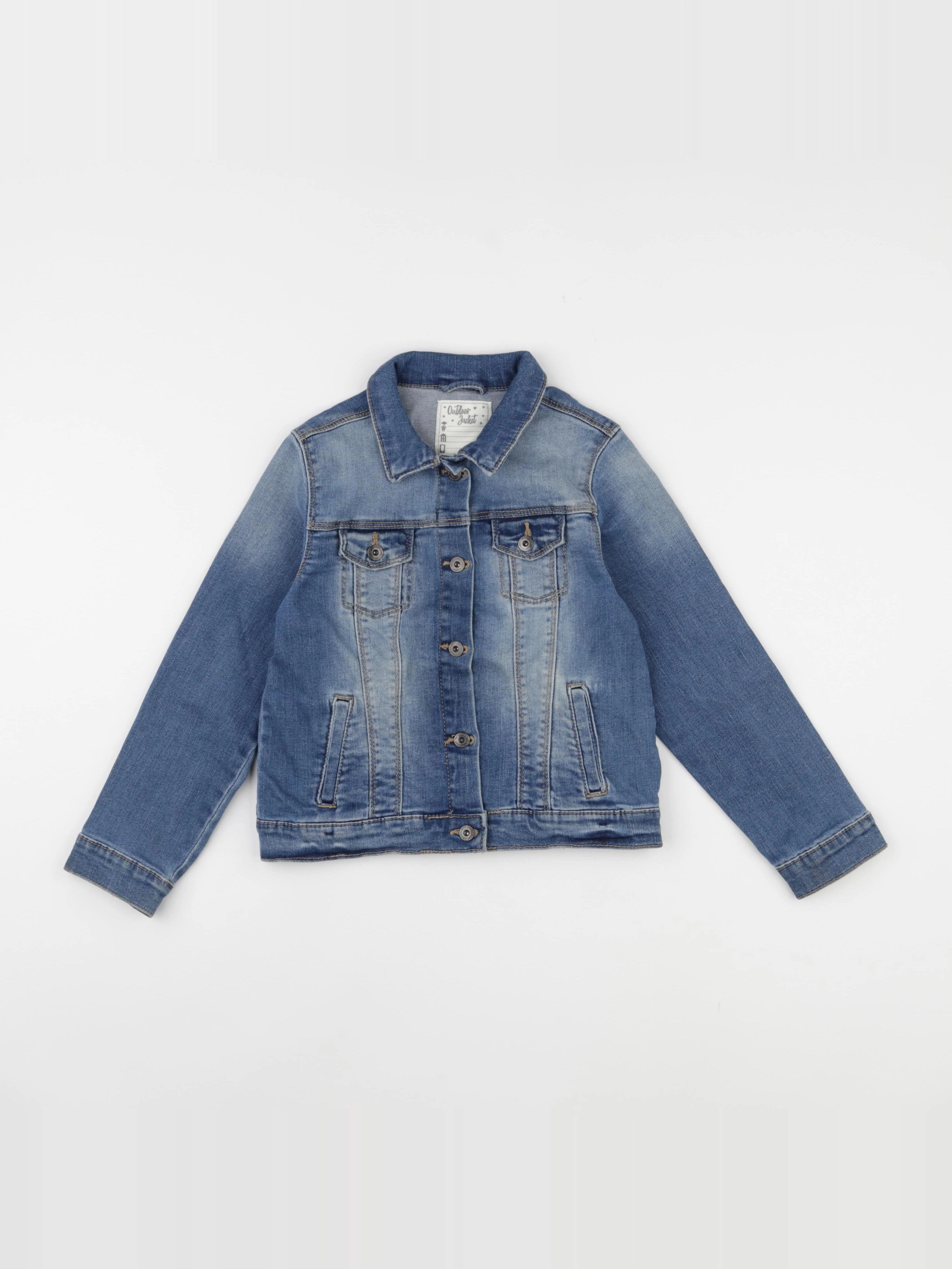 Vertbaudet - veste bleu - 7 ans
