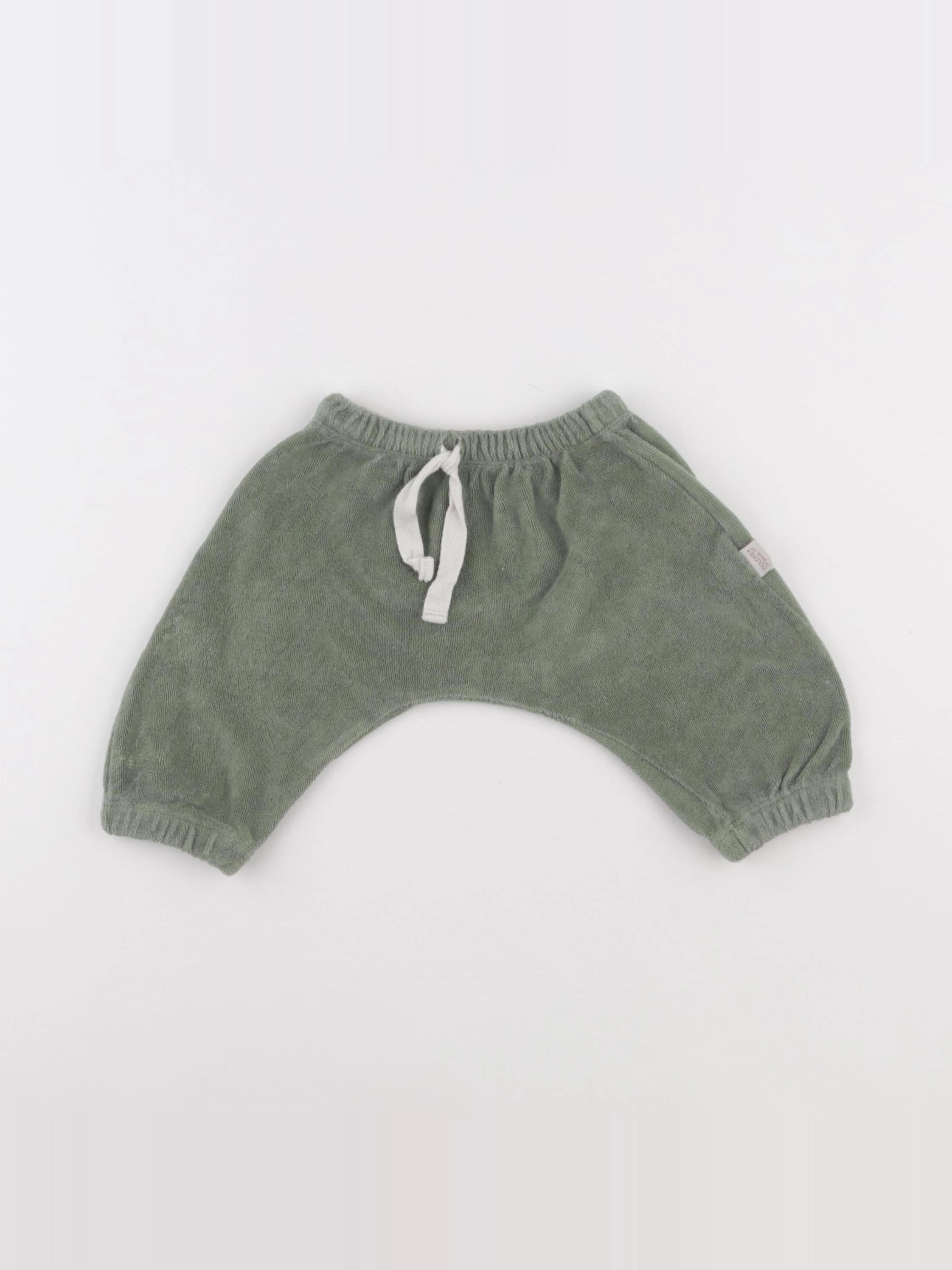 Poudre Organic - sarouel vert - 6 mois