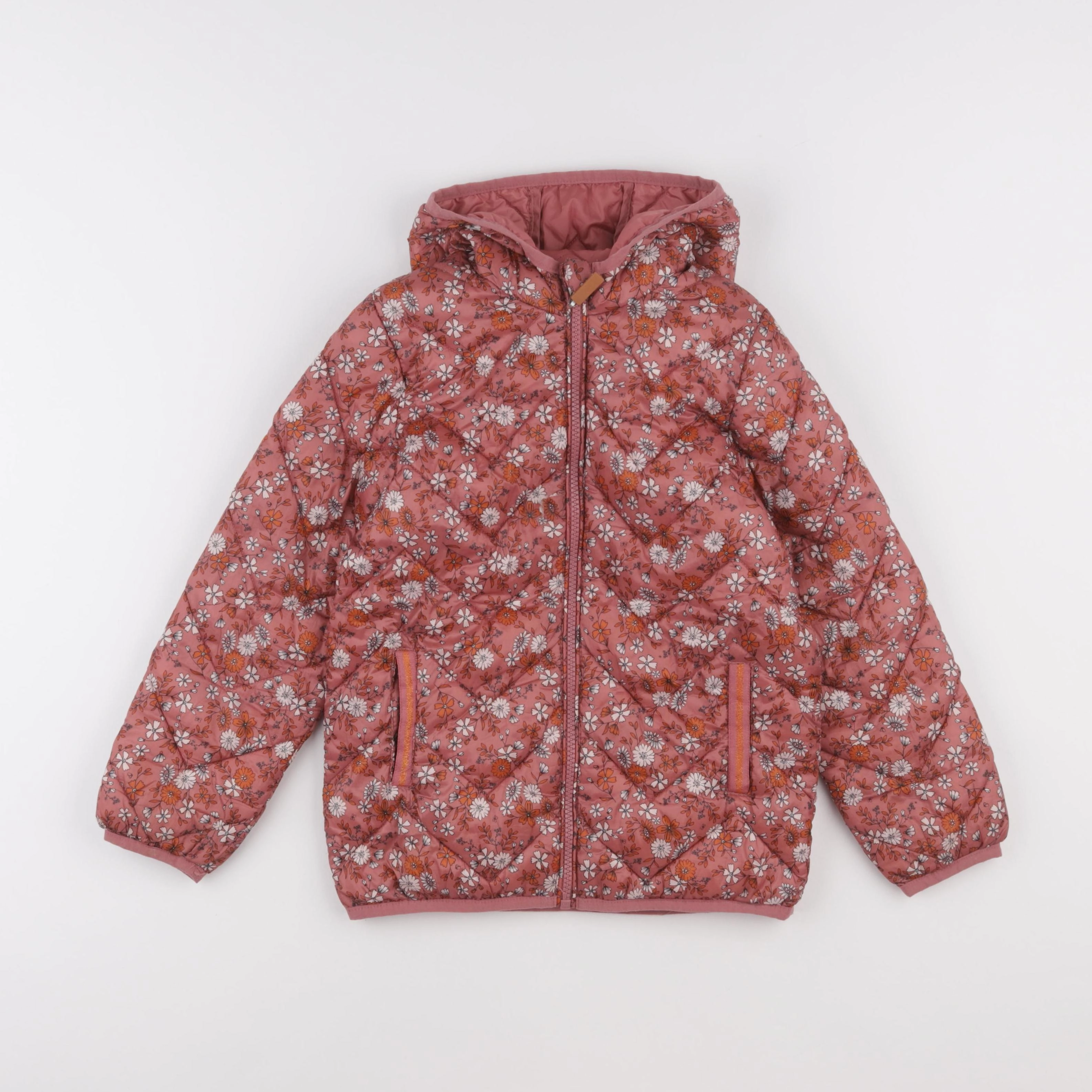 Vertbaudet - doudoune rose - 8 ans