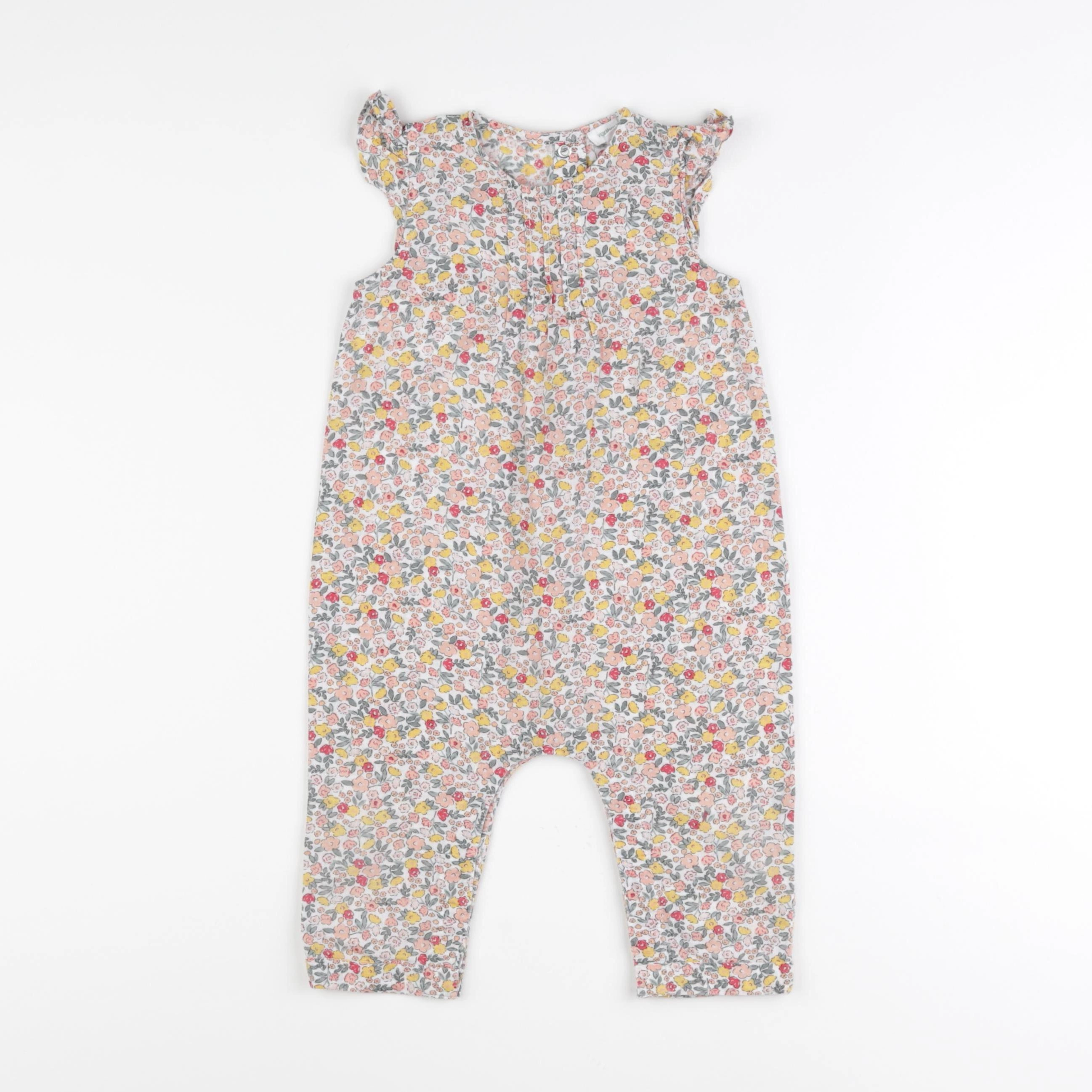 Vertbaudet - combinaison multicolore - 12 mois