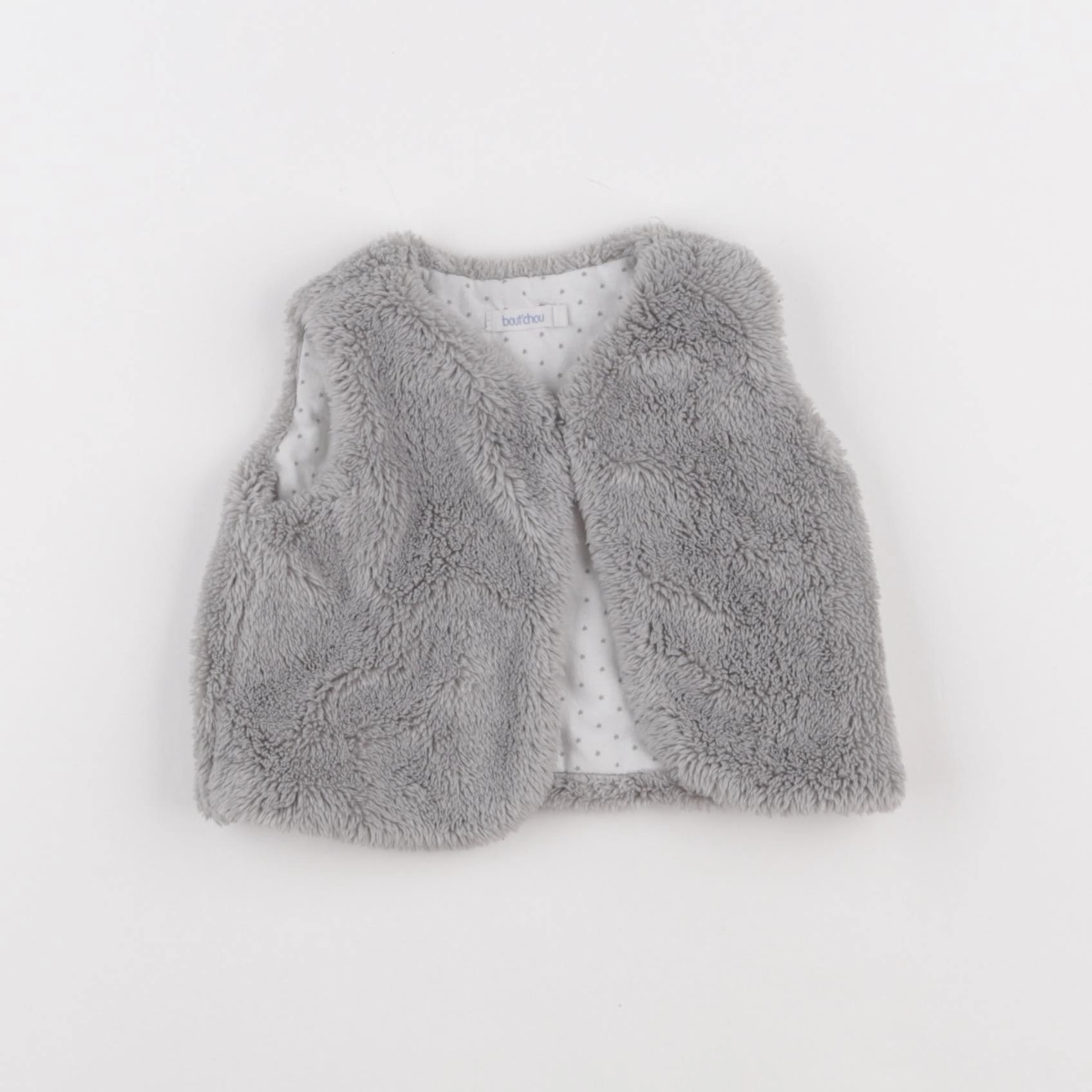Boutchou - gilet gris - 3 mois