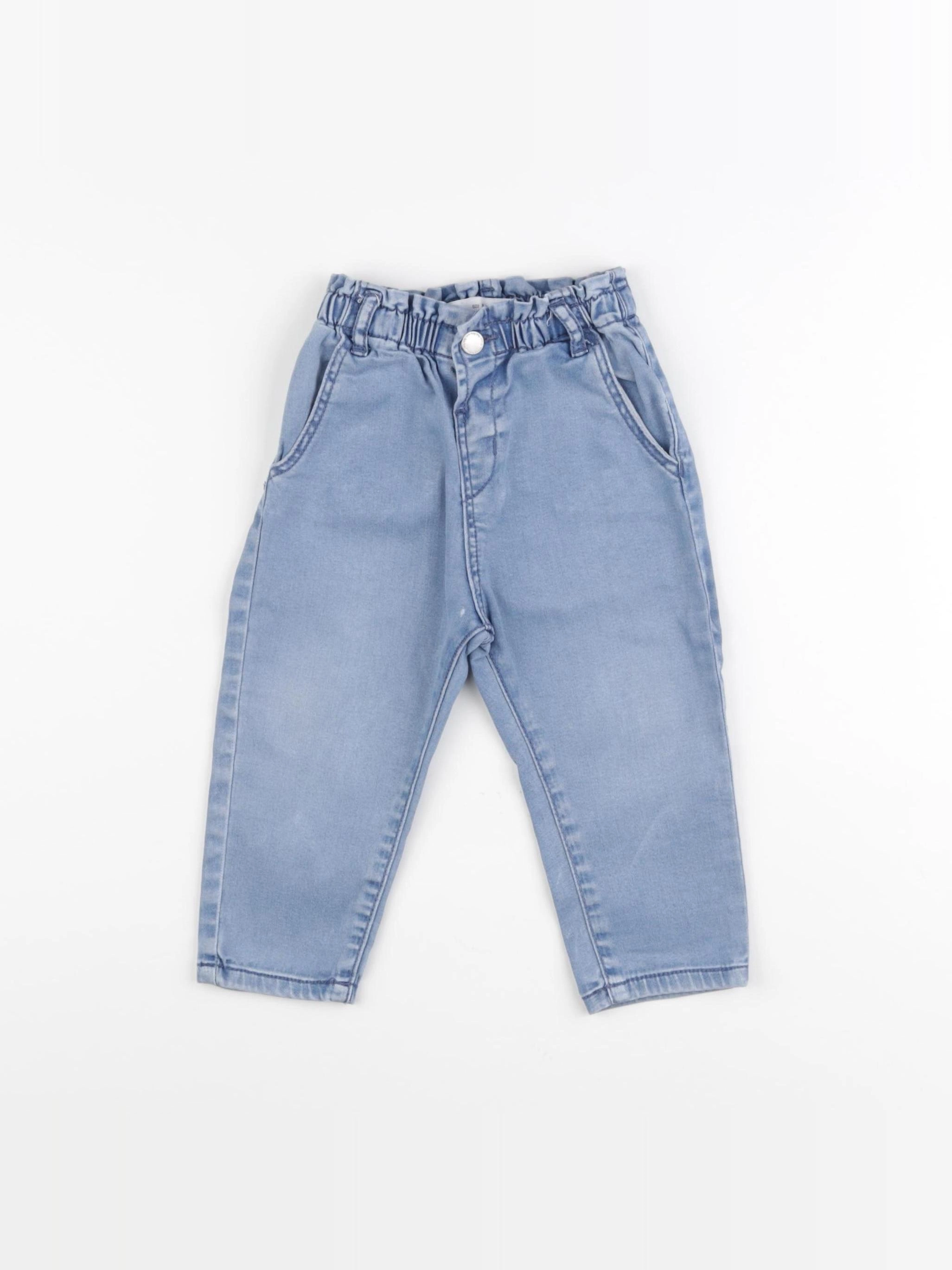 Zara - pantalon bleu - 9/12 mois