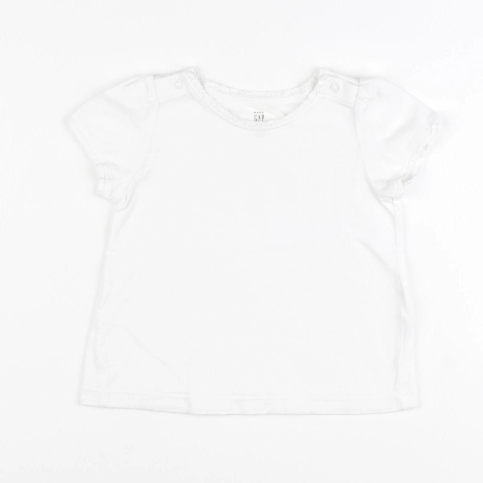 GAP - tee-shirt blanc - 6/12 mois