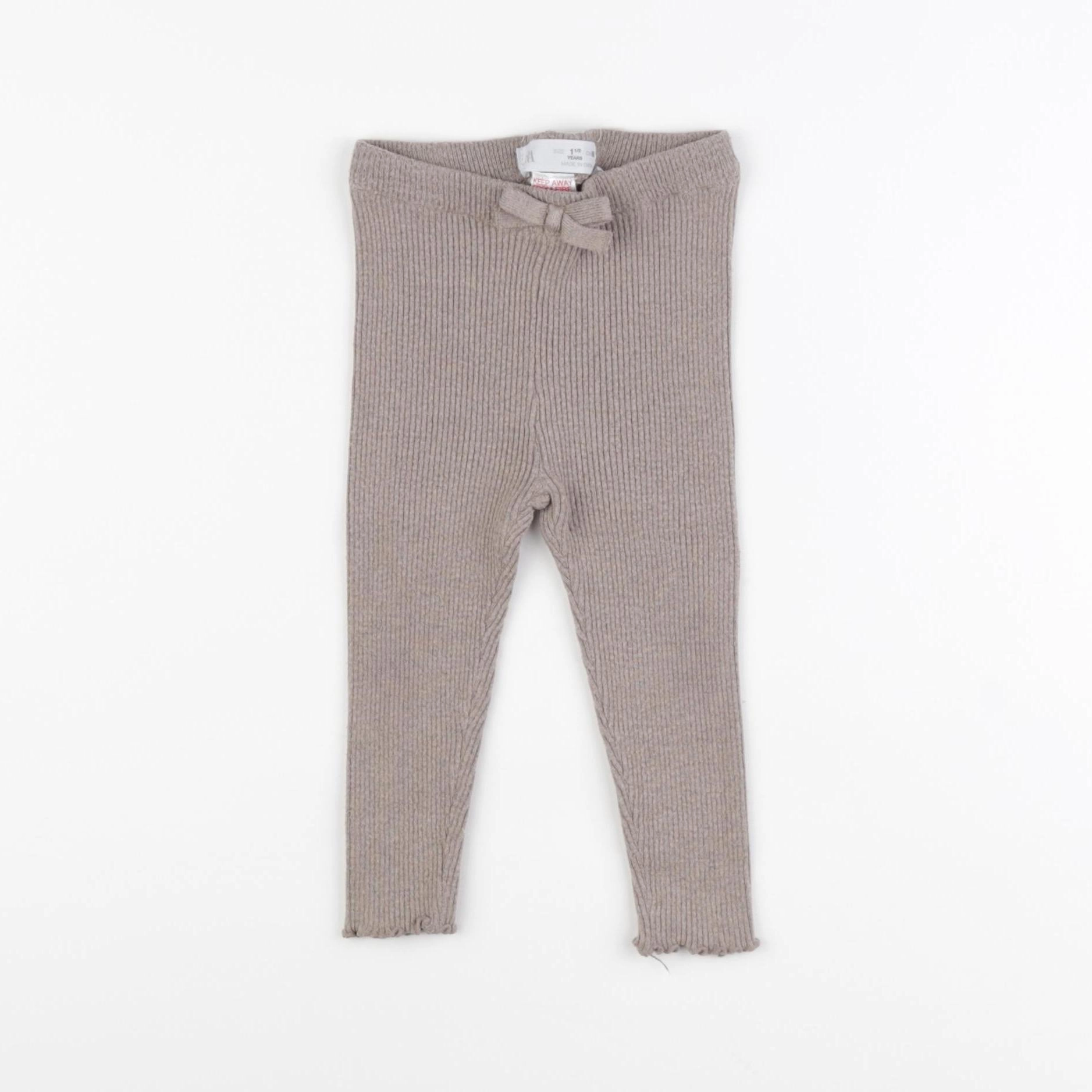Zara - legging marron - 18 mois