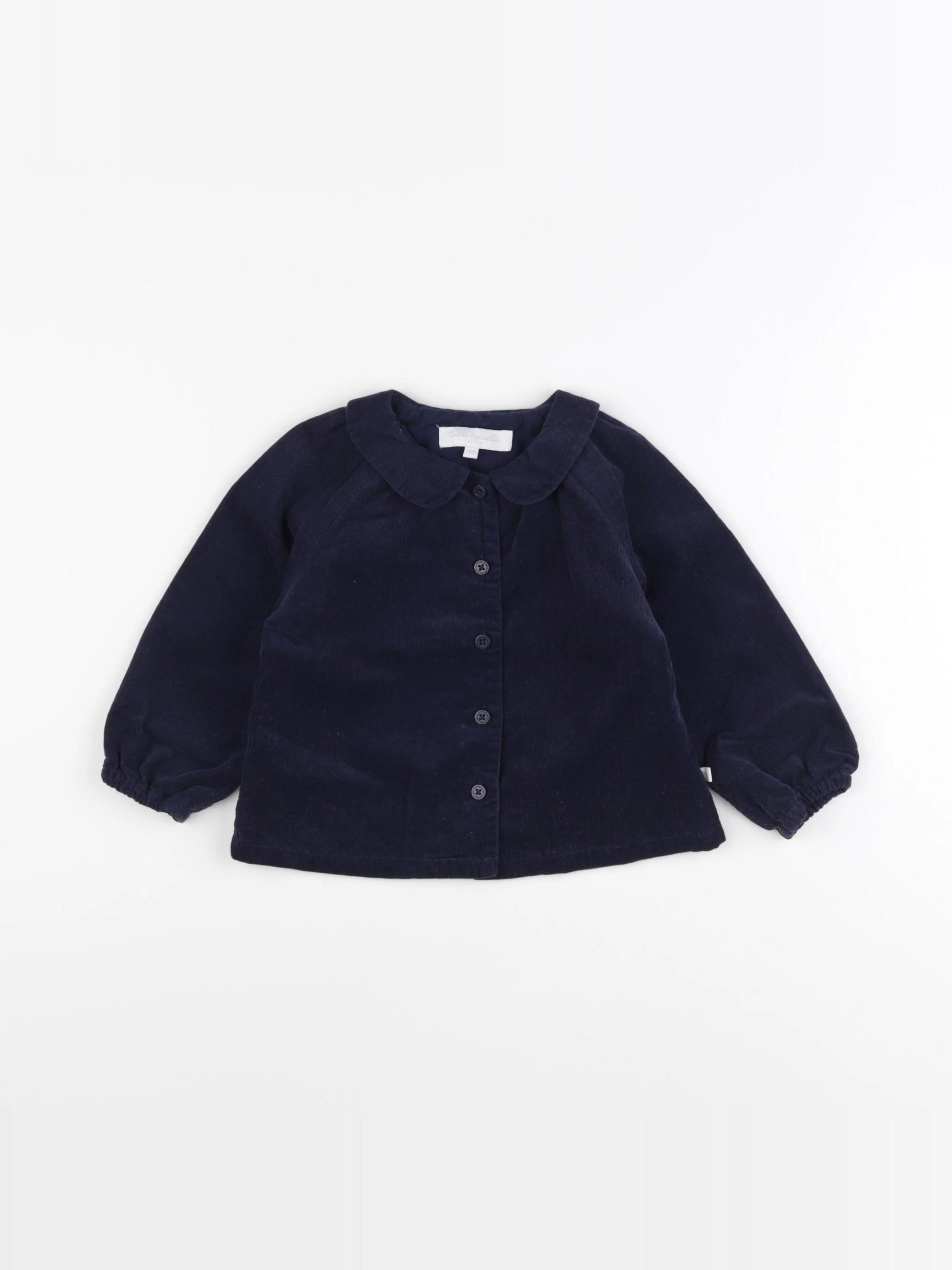 Cadet Rousselle - blouse bleu - 18 mois