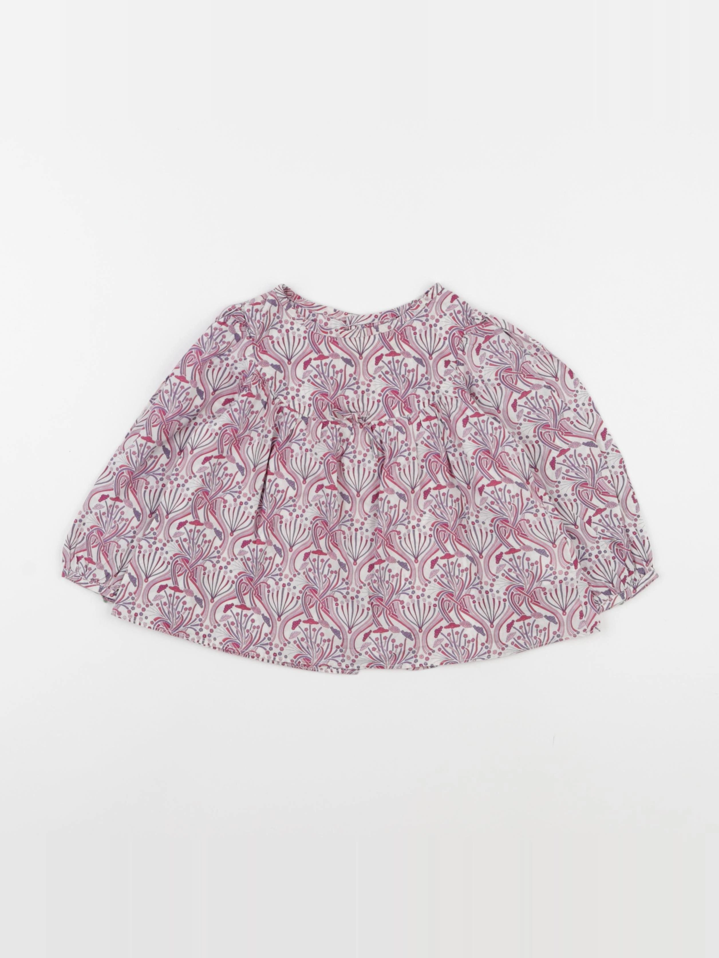 Jacadi - blouse liberty rose - 18 mois