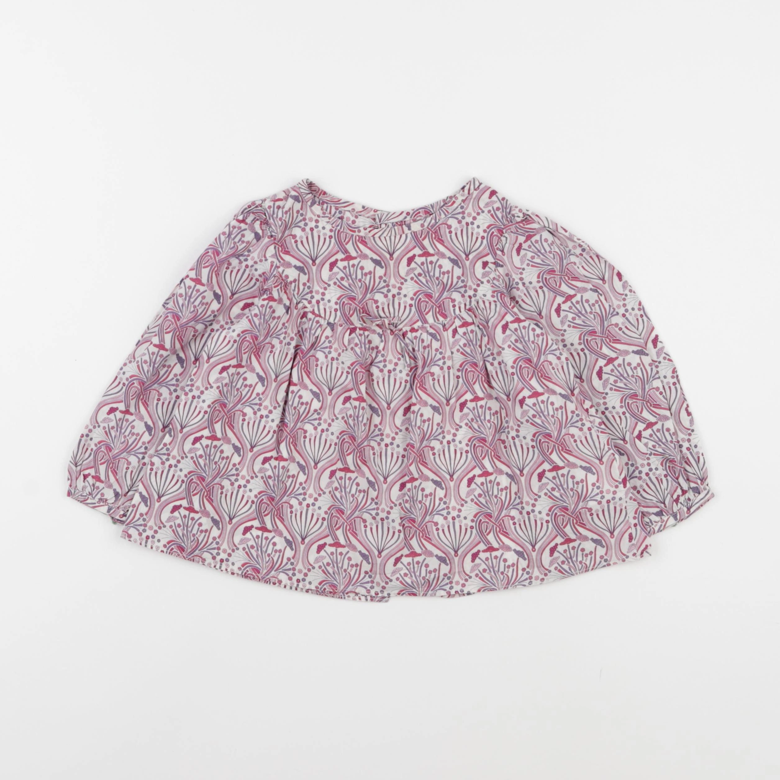 Jacadi - blouse liberty rose - 18 mois